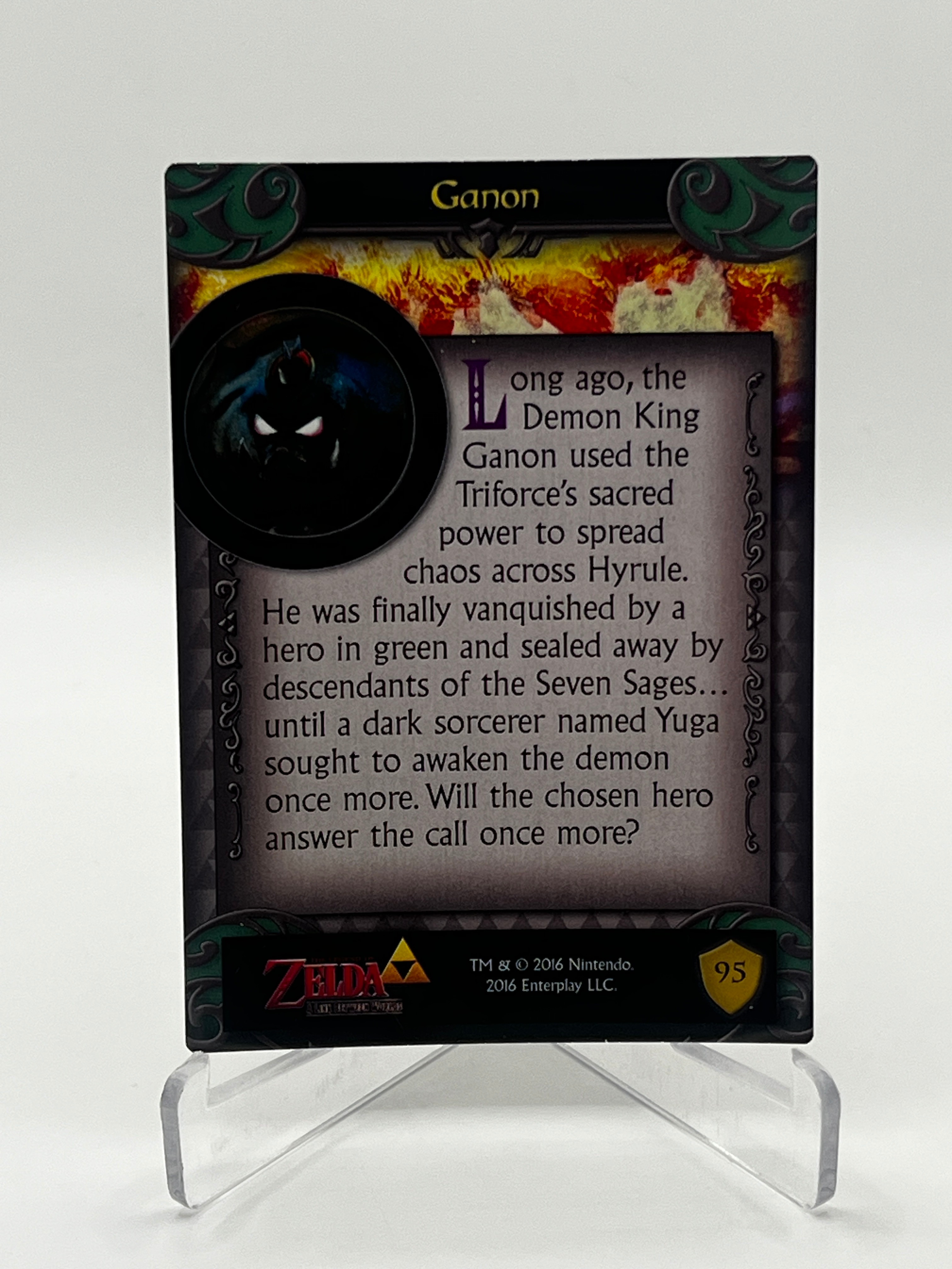 Legend of Zelda Ganon #95 Holo Trading Card M/NM - photo 2