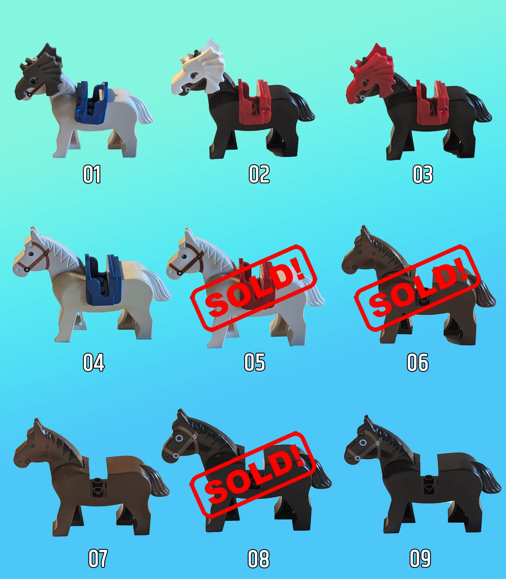 LEGO Horses - Previously Enjoyed - Prices Firm and As Marked image indicator(2)