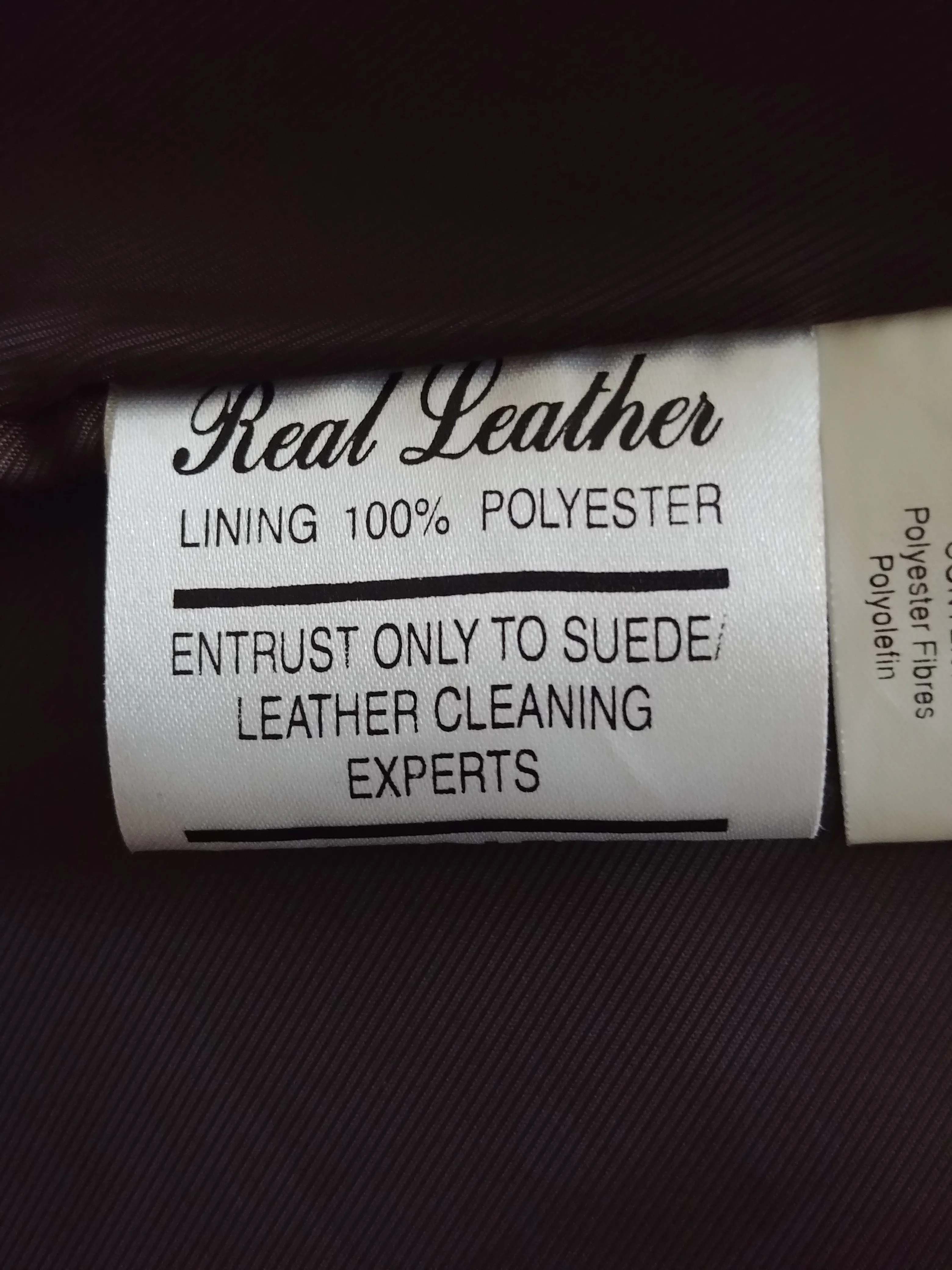 Like New Belansia Espania Leather Jacket, Size 16, Suede Edging image indicator(5)