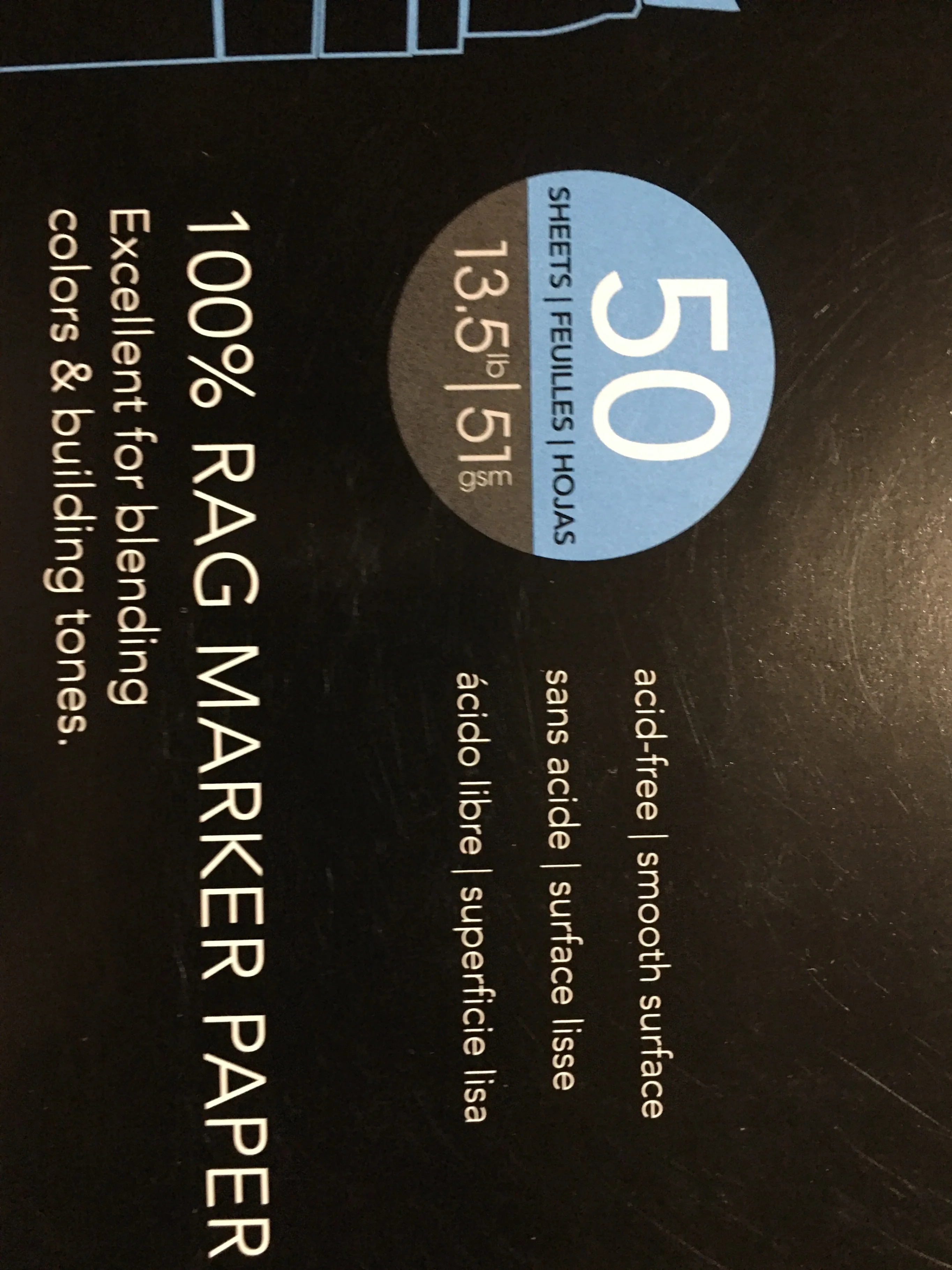 Bienfang Graphics 360 Marker Paper Pad - 50 Sheets image indicator(4)