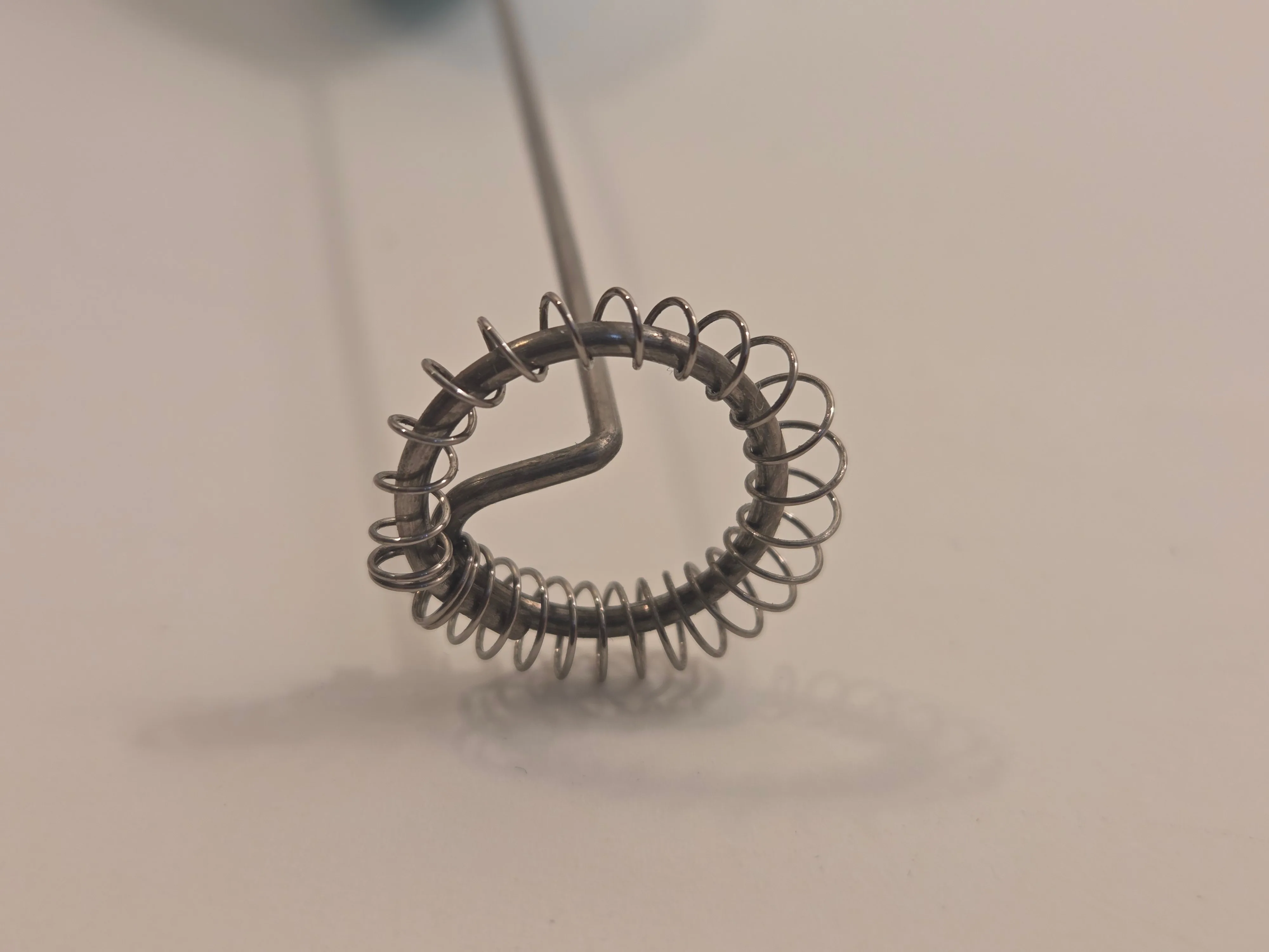 Handheld Milk Frother – New, battery powered, blue image indicator(5)