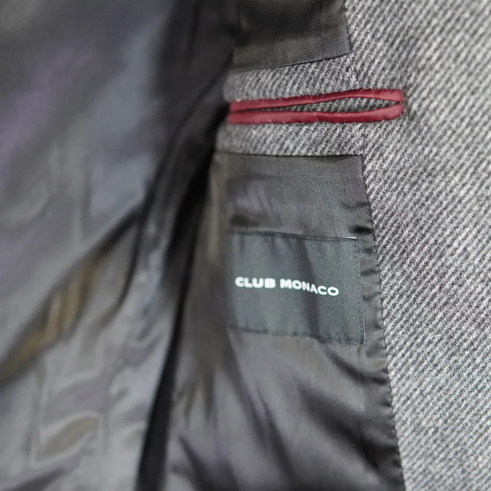 Club Monaco Top Twill Coat – Grey | Size 36 (Men’s Small) image indicator(8)