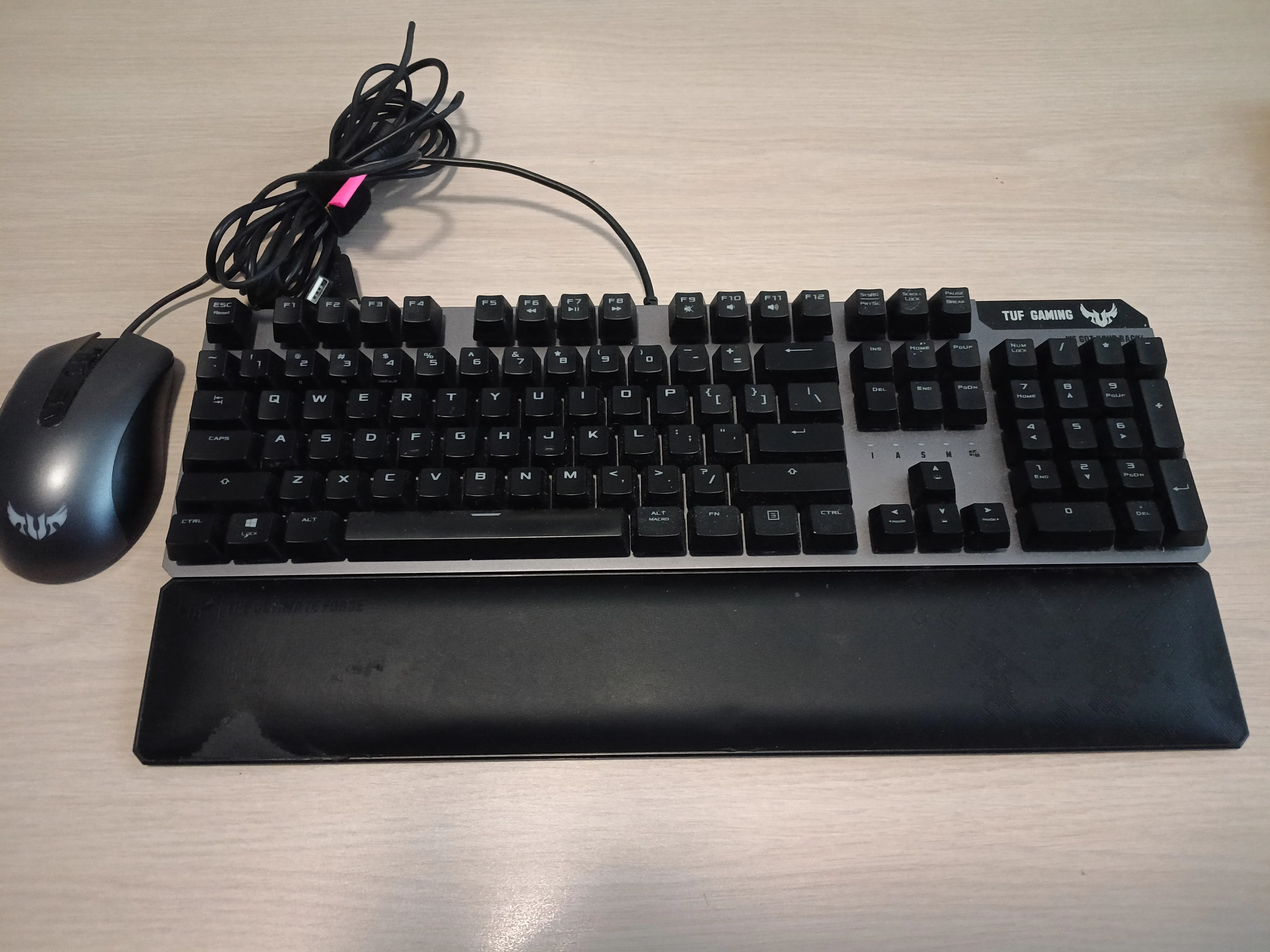ASUS TUF Gaming M3 Mouse & K7 Keyboard (wired)