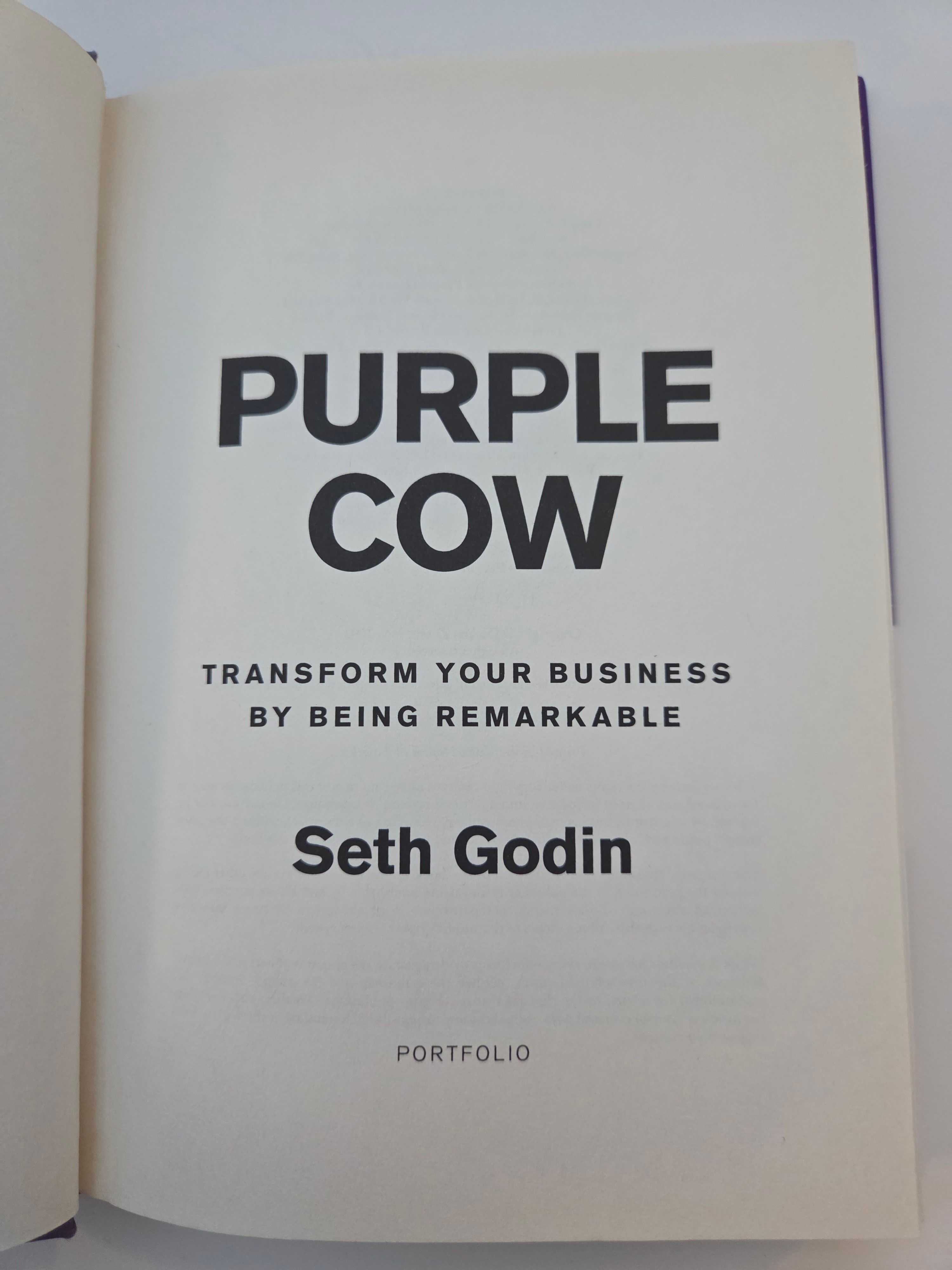 Purple Cow by Seth Godin – Marketing Book - photo 3