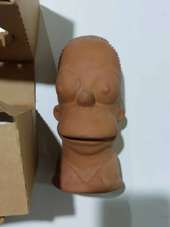 The Simpsons Chia Homer Handmade Decorative Planter image indicator(2)