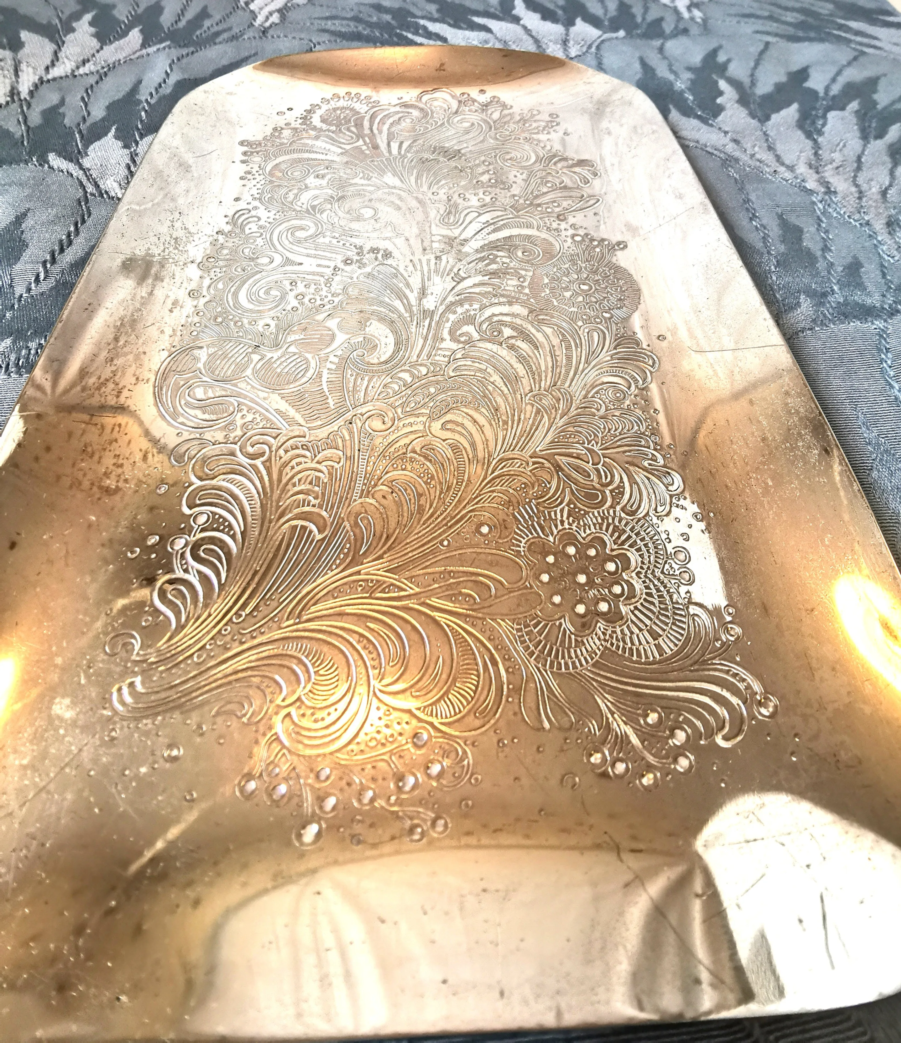 Tray The Jugendstil/Art Nouveau design Vintage WMF German Stamp image indicator(4)