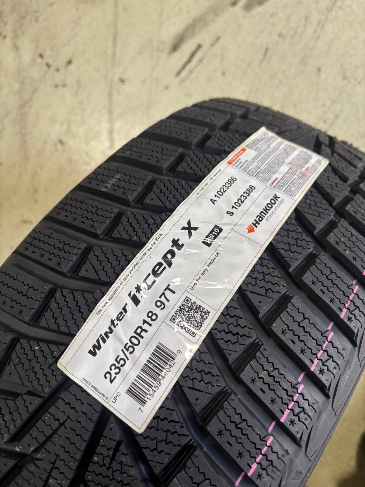 NEW 235/50/R18 Hankook snows–Merc GLA/Mustang/Tiguan/MKC/Escape