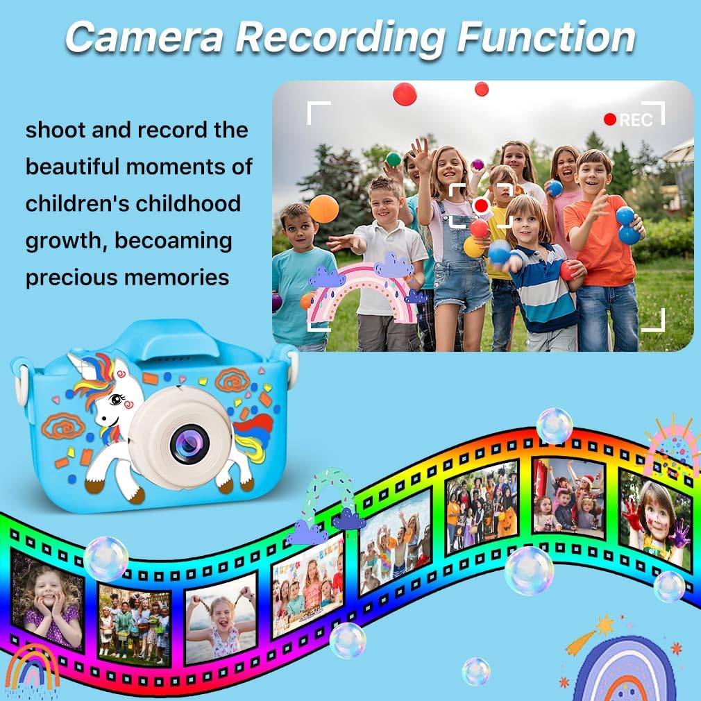 Kids Camera - Blue Unicorn Design - photo 4