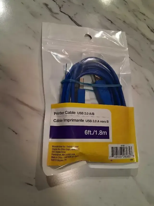 Staples Printer Cable