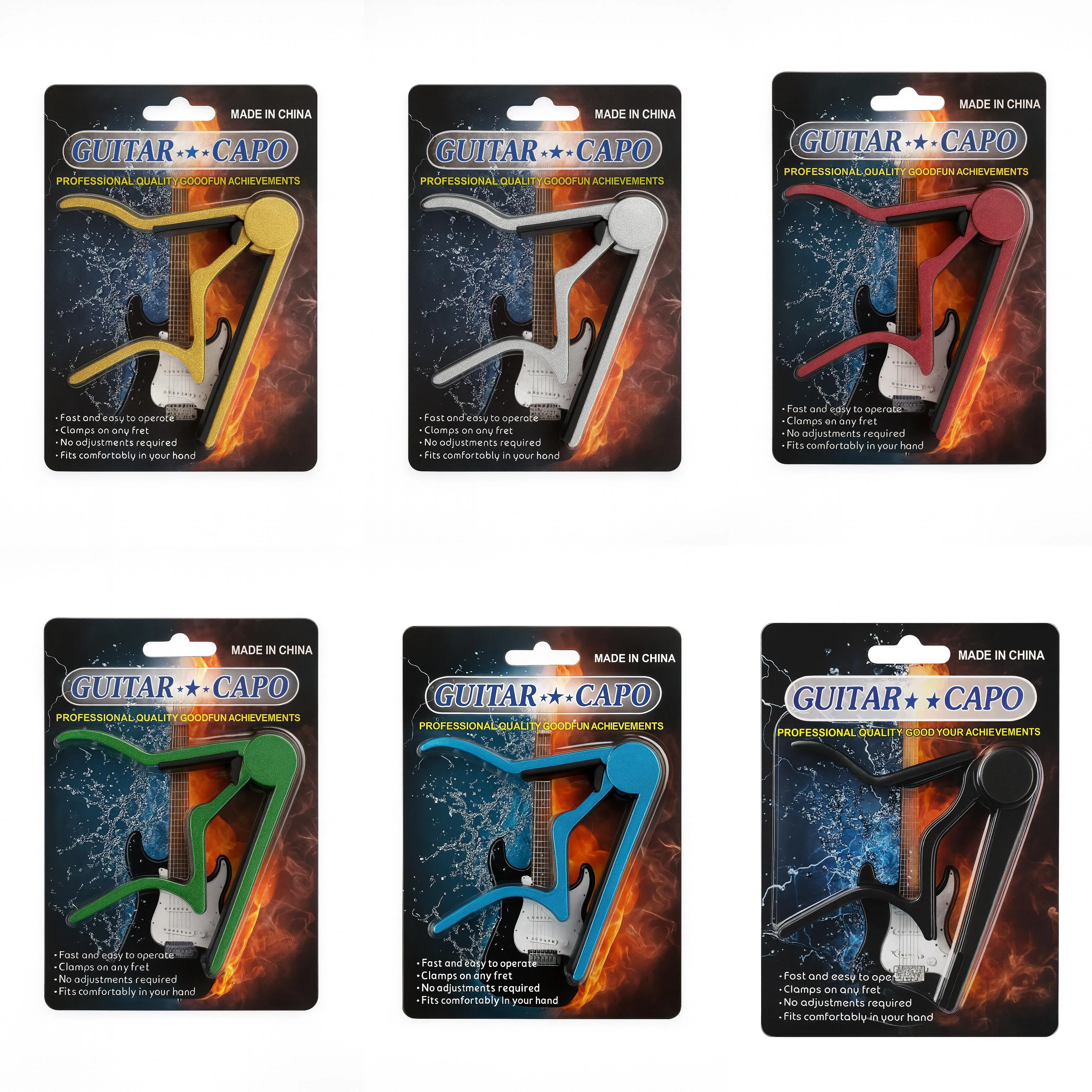 High-Quality Guitar Capo – Fast & Easy Clamp image indicator(7)