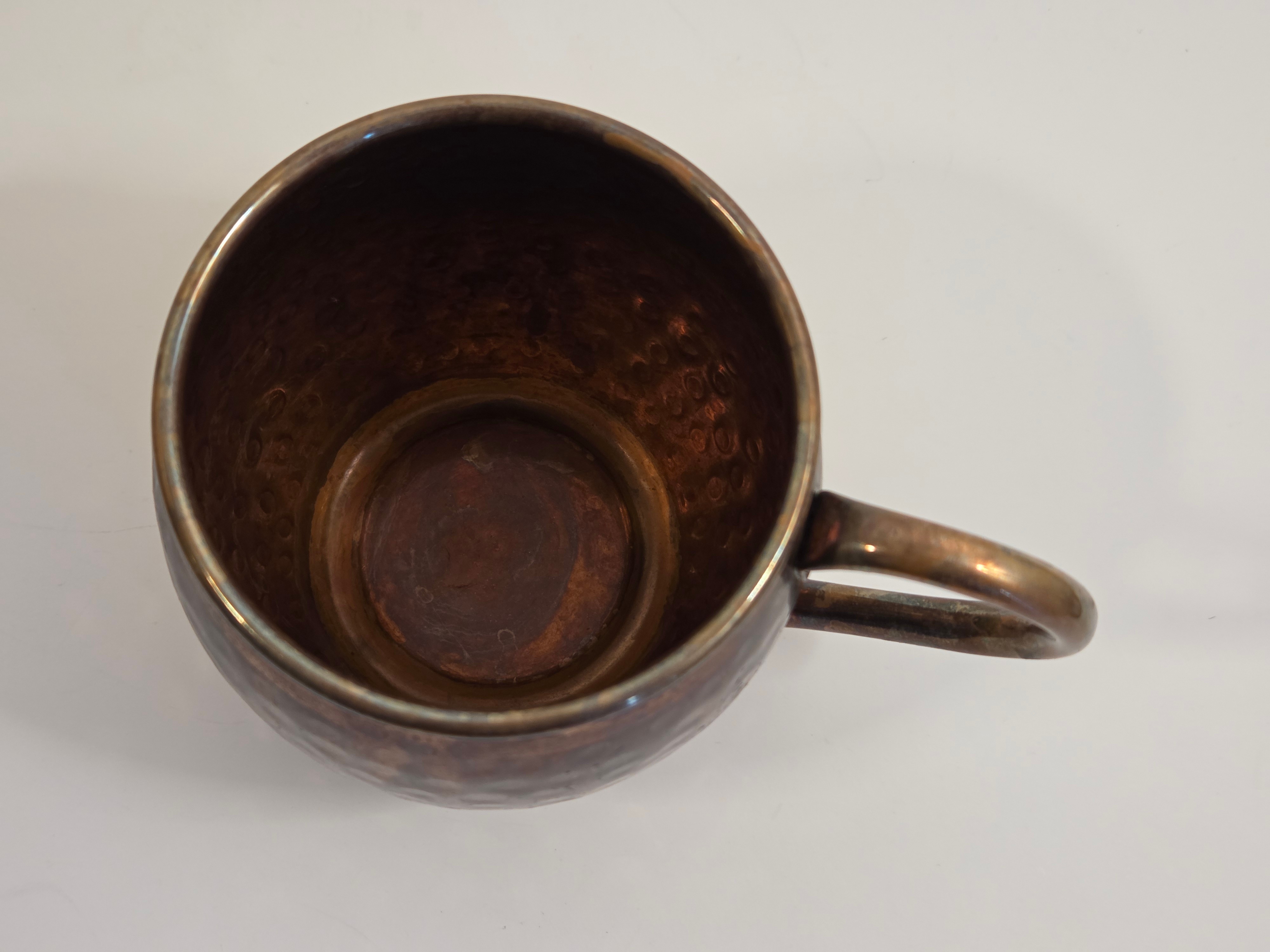 Hammered Copper Moscow Mule Mug, 16 oz – Vintage - photo 4