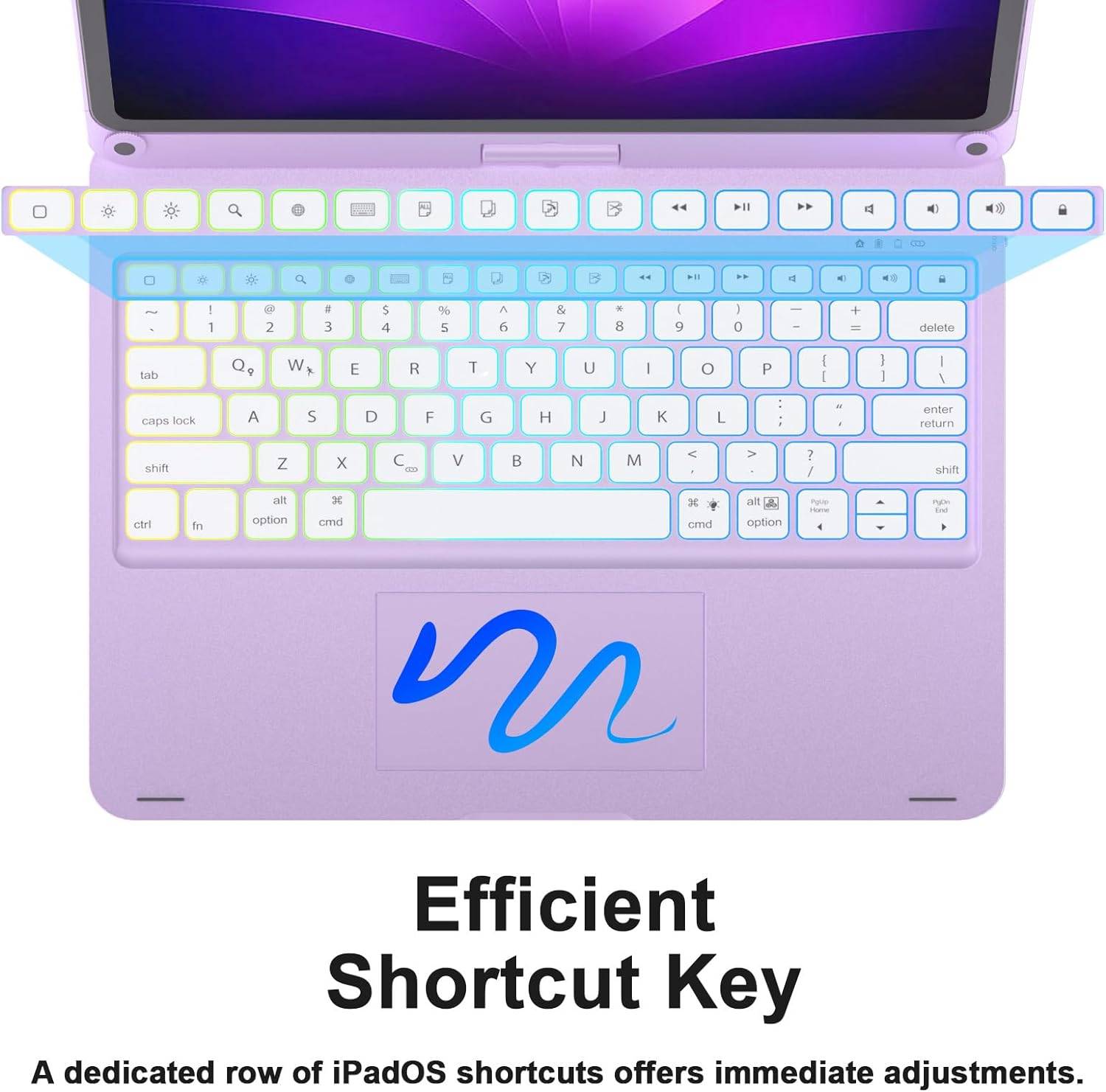 iPad Pro Keyboard Case - Lavender - photo 5