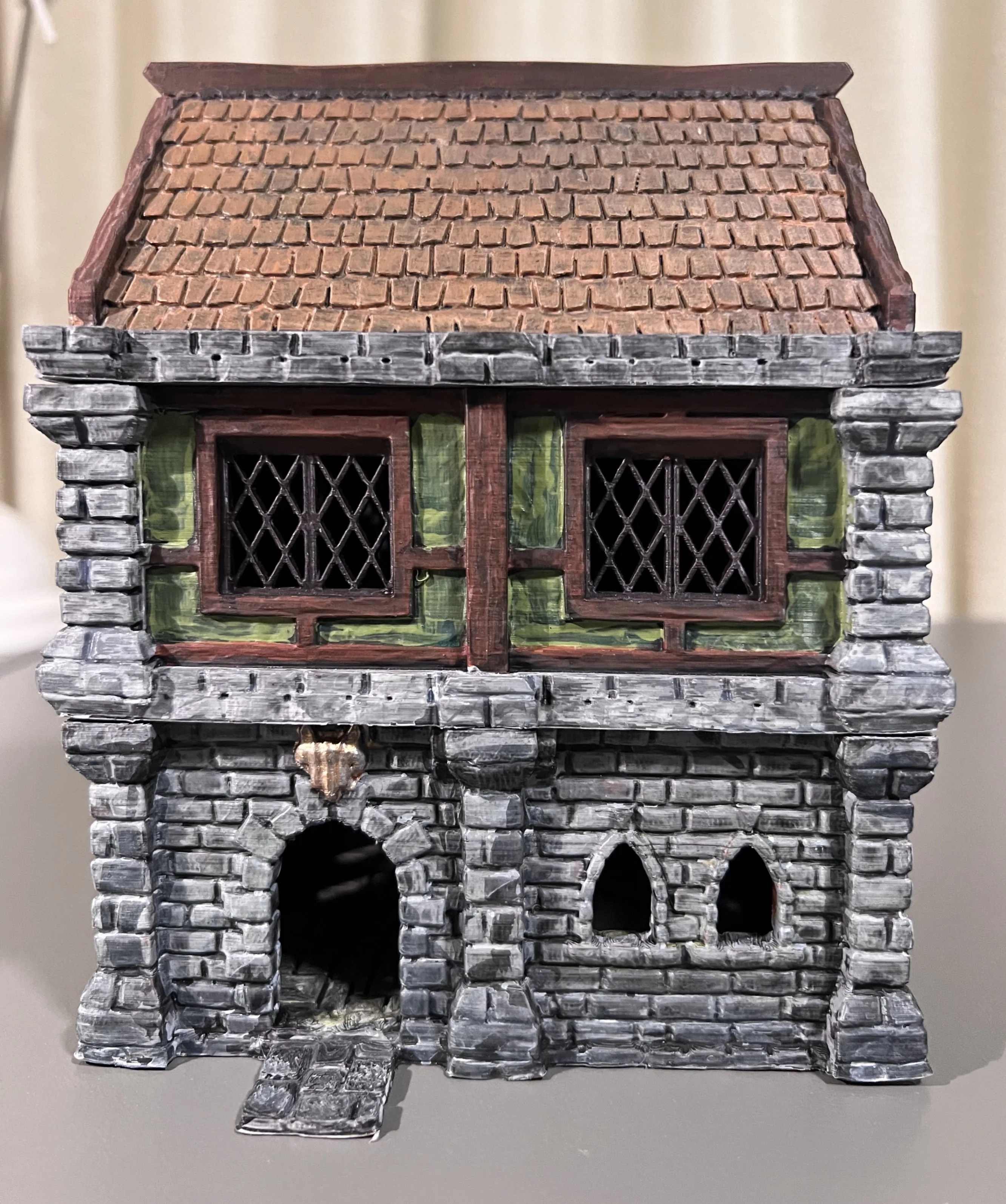 Medieval Inn 3D Print Scale Model image indicator(3)
