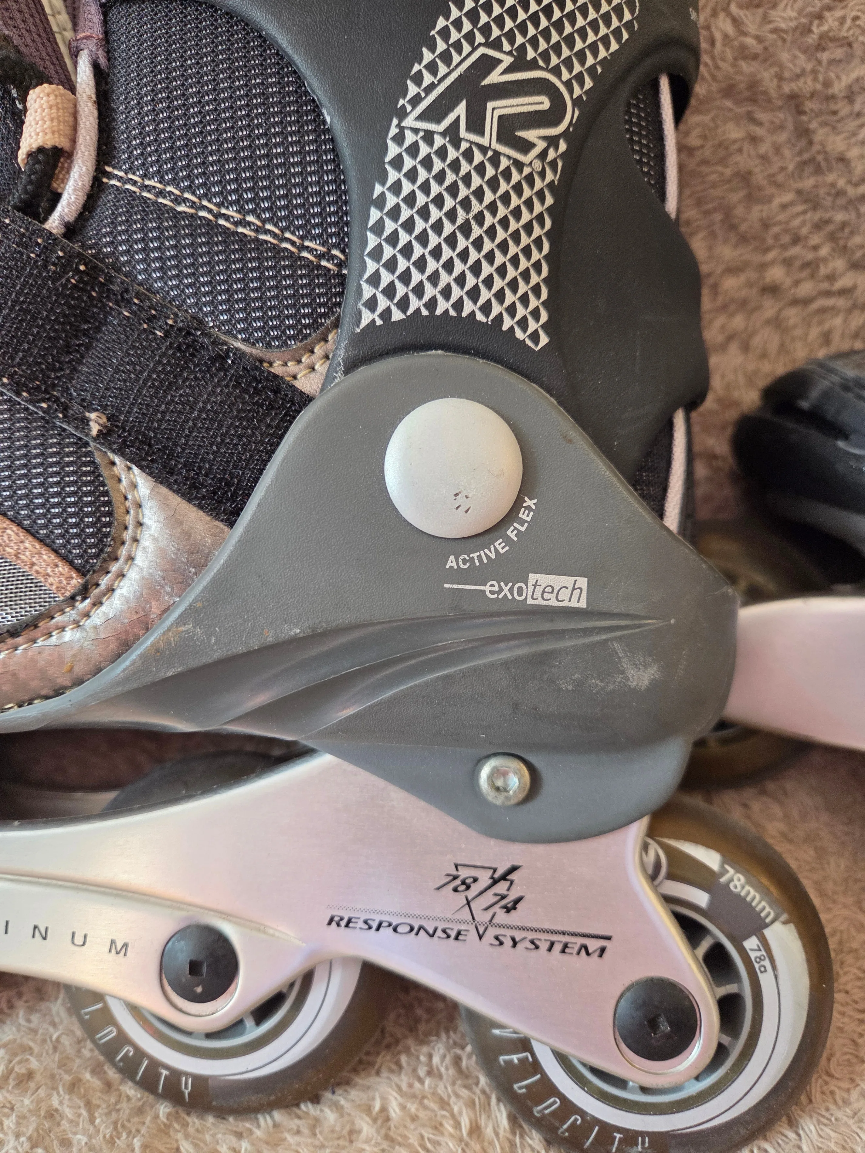 K2 Velocity Ti-M Inline Skates – Men’s US 8.5, 78mm image indicator(4)