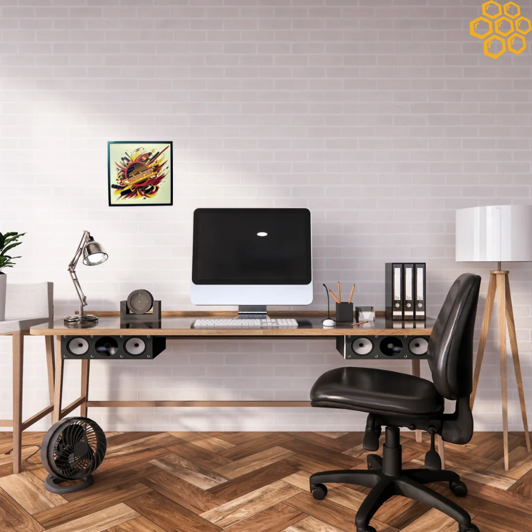 Vancouver Canucks Skate Logo 3D Printed Wall Art - 8.27" Square image indicator(2)