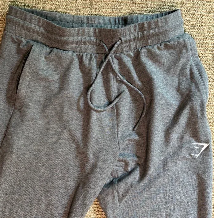 Gymshark Light Gray Joggers Adult Medium image indicator(2)