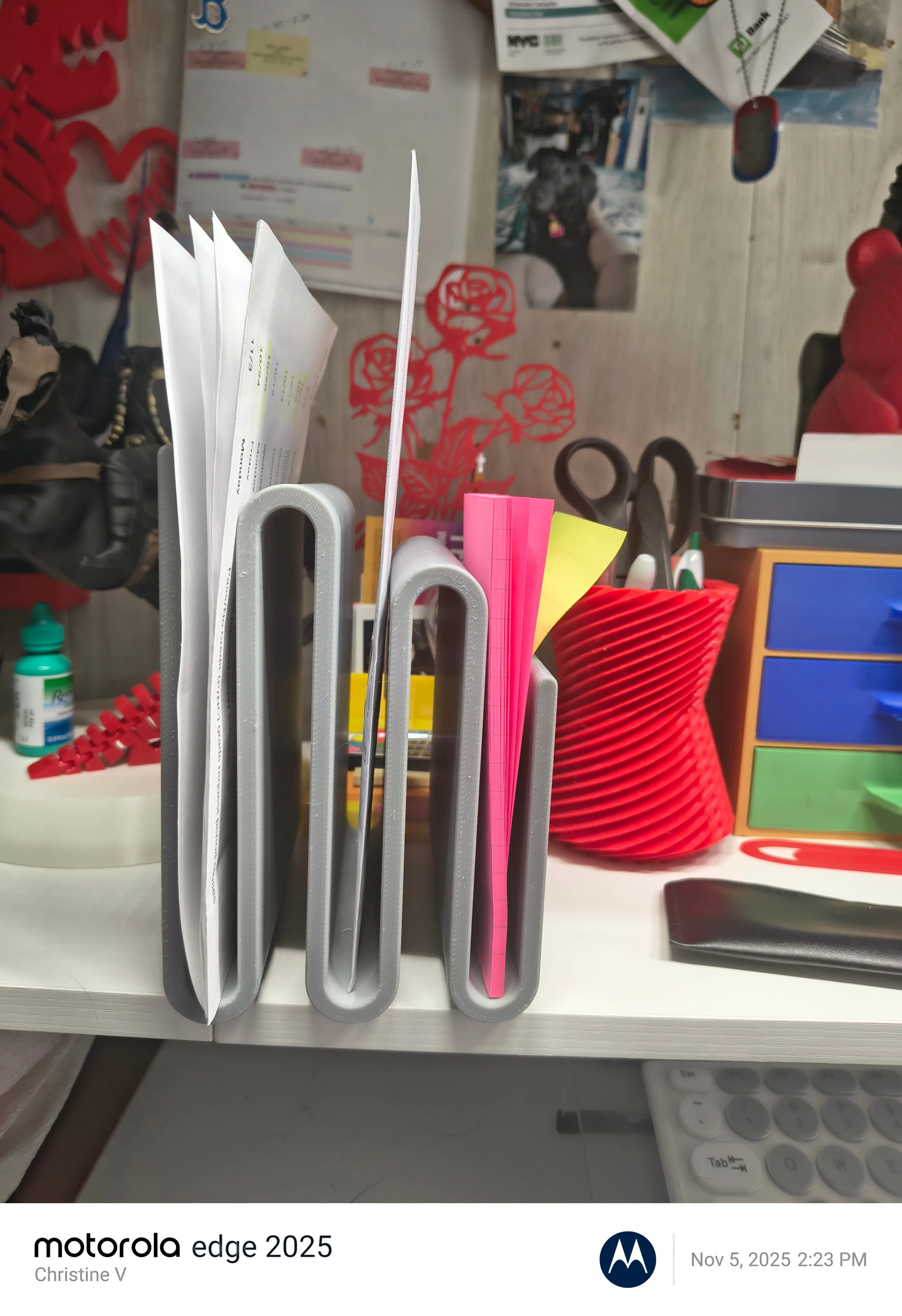 Desk Organizer File Holder pla