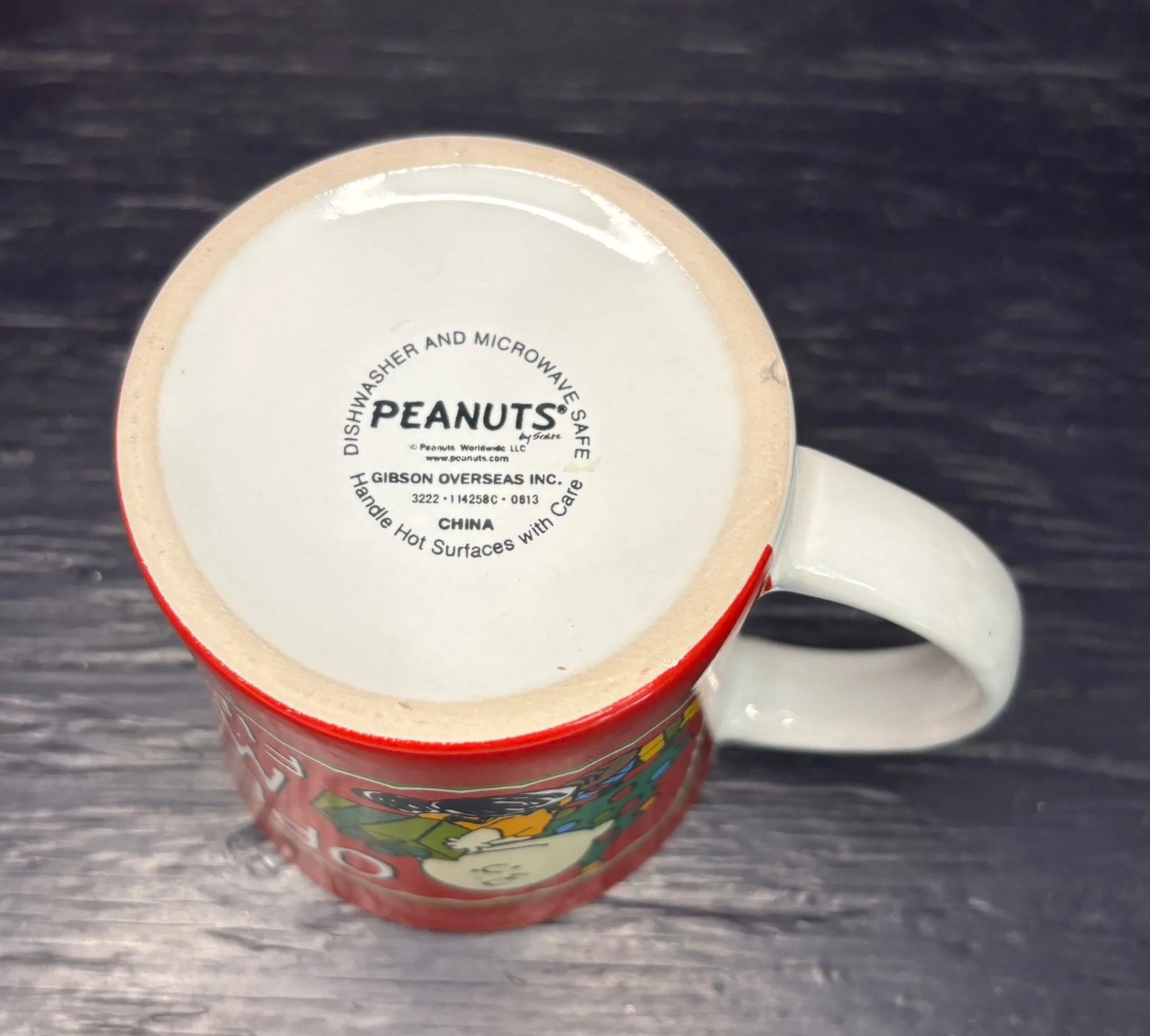 Charlie Brown Christmas Open Me First Coffee Mug image indicator(3)