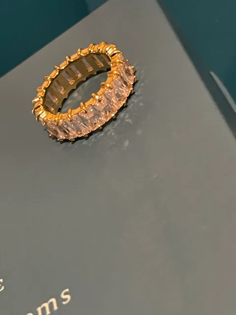 14k Gold Plated Marquise Cut Zircon Ring | Size 6 (US) image indicator(2)