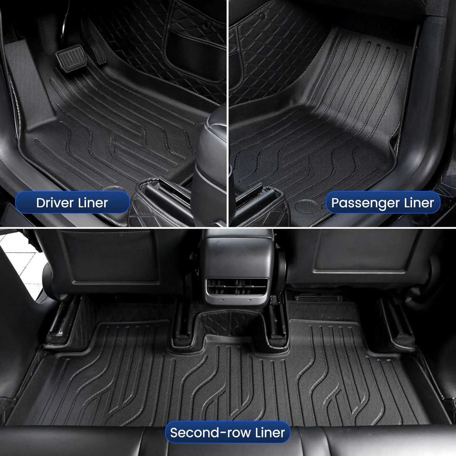 Tesla 6 pc. Model Y Mats image indicator(3)