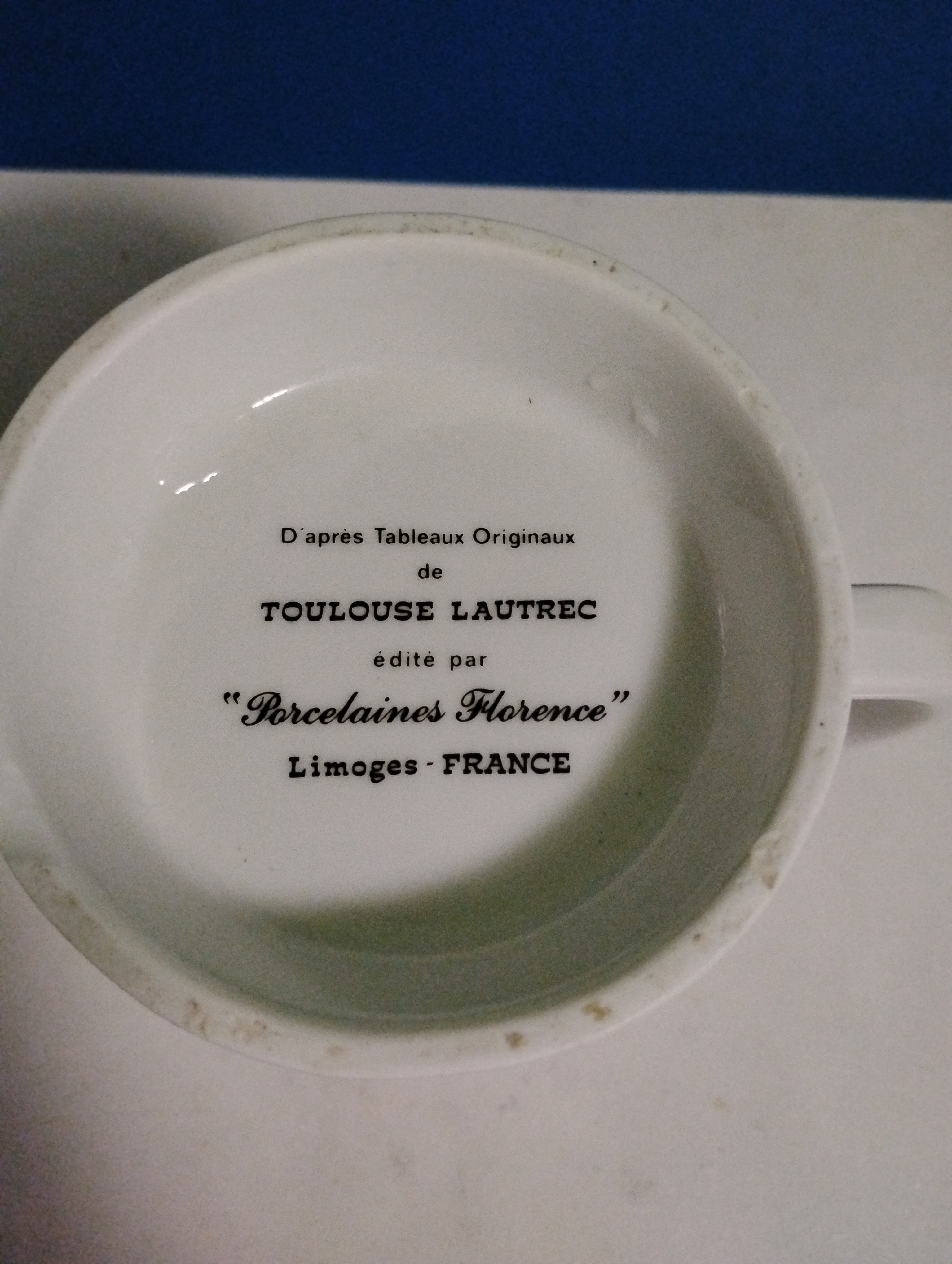 Moulin Rouge Coffee Mug – Toulouse-Lautrec, Limoges France - photo 2