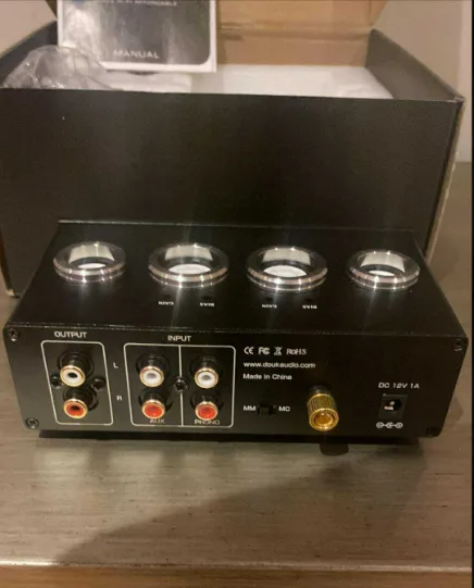 Douk Audio T9 Vacuum Tube Phono Preamp Stereo Preamplifier image indicator(2)