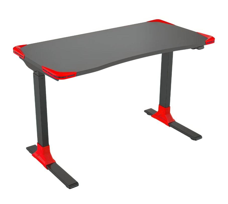TygerClaw Adjustable Electric Sit-Stand Gaming Desk – Excellent
