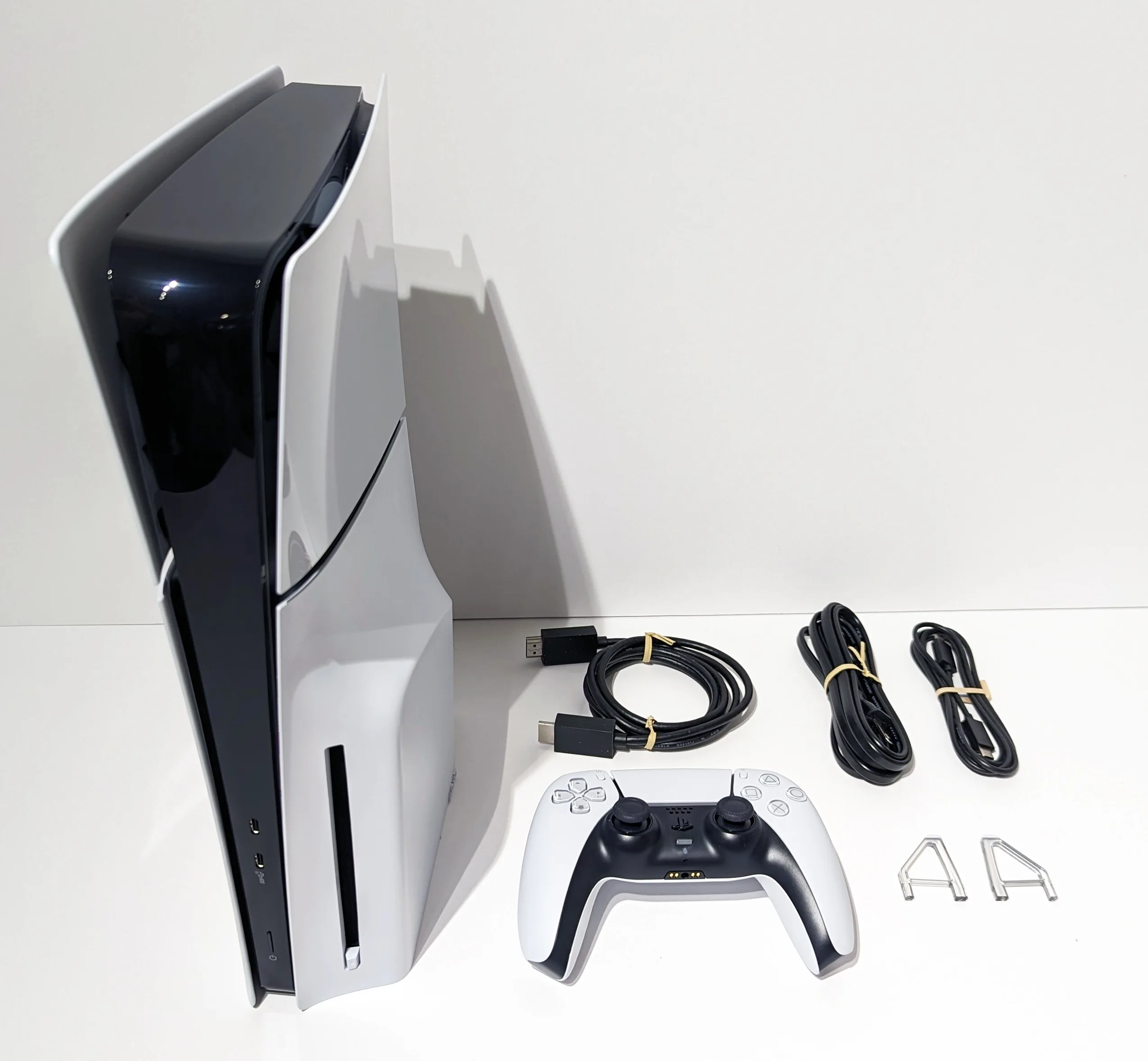 NEW Open Box PlayStation 5 Slim Disc Edition + Ghost of Yotei image indicator(5)