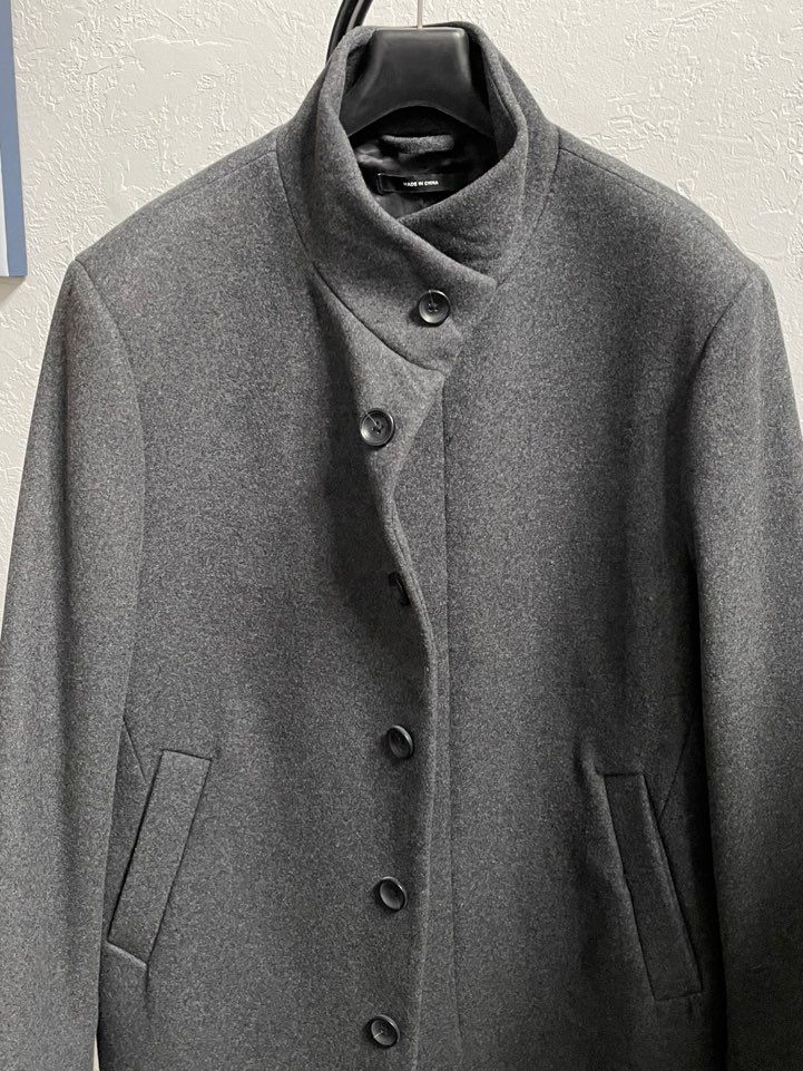 Club Monaco Men's Wool Funnel Neck Coat - photo 3