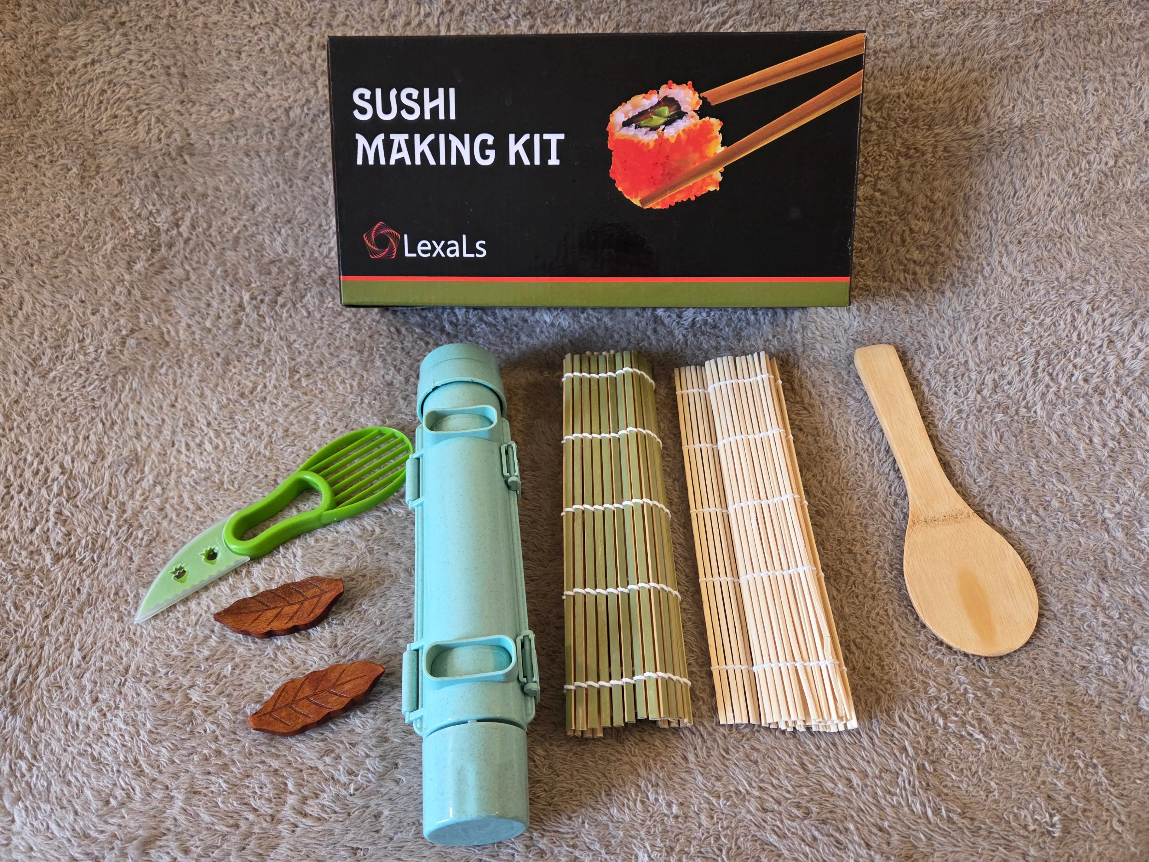 LexaLS Sushi Kit – Bazooka, 2 Mats, Slicer image indicator(8)