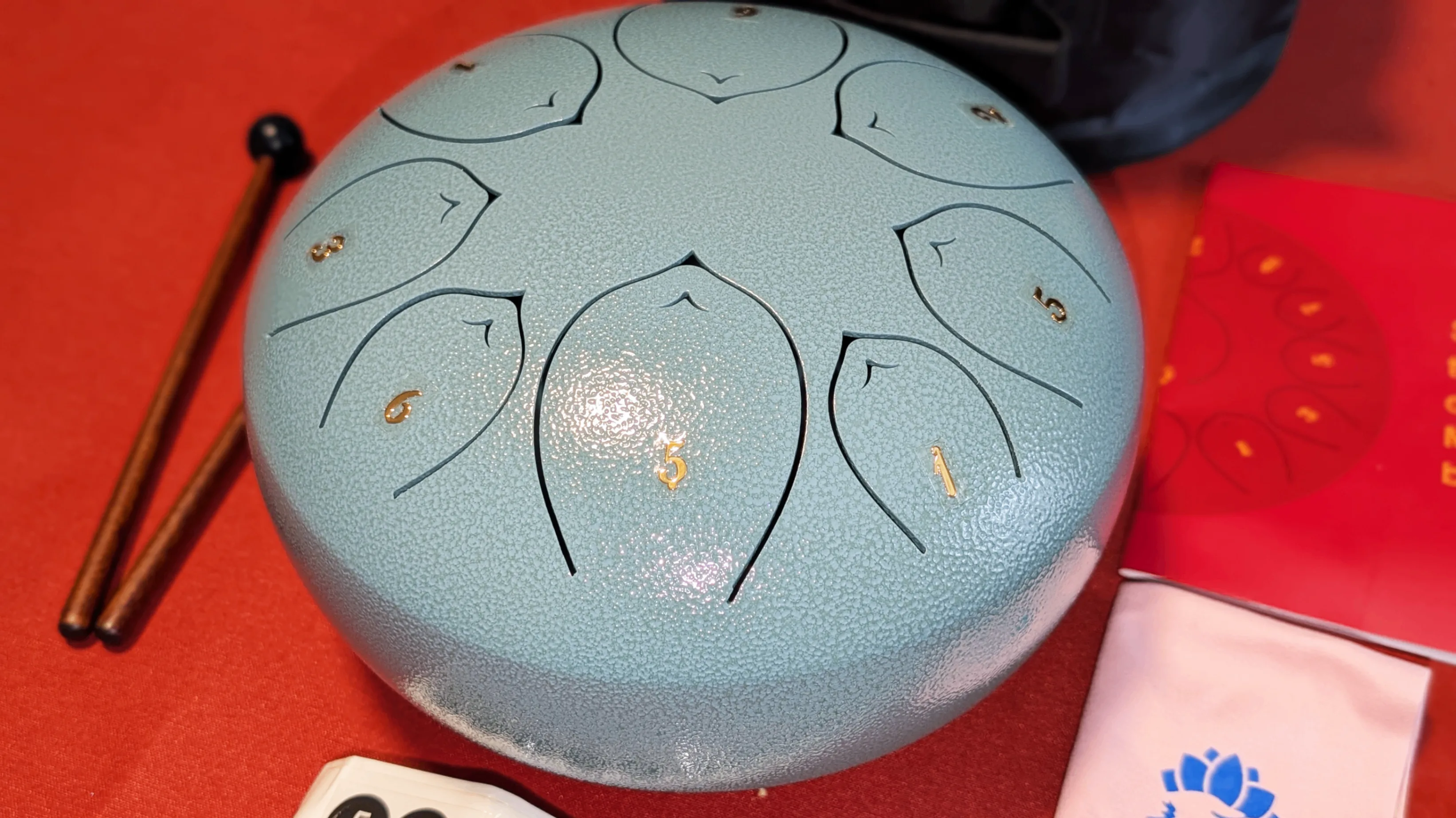 Steel Tongue Drum - 8 Inch, 8 Notes - With Accessories image indicator(2)