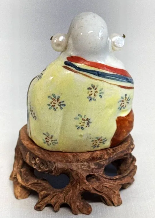 Vintage Porcelain Hand Painted Chinesу Figurine Bottle image indicator(4)