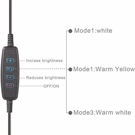 Cell Phone Holder with Selfie Ring & Clamp to Desk image indicator(5)