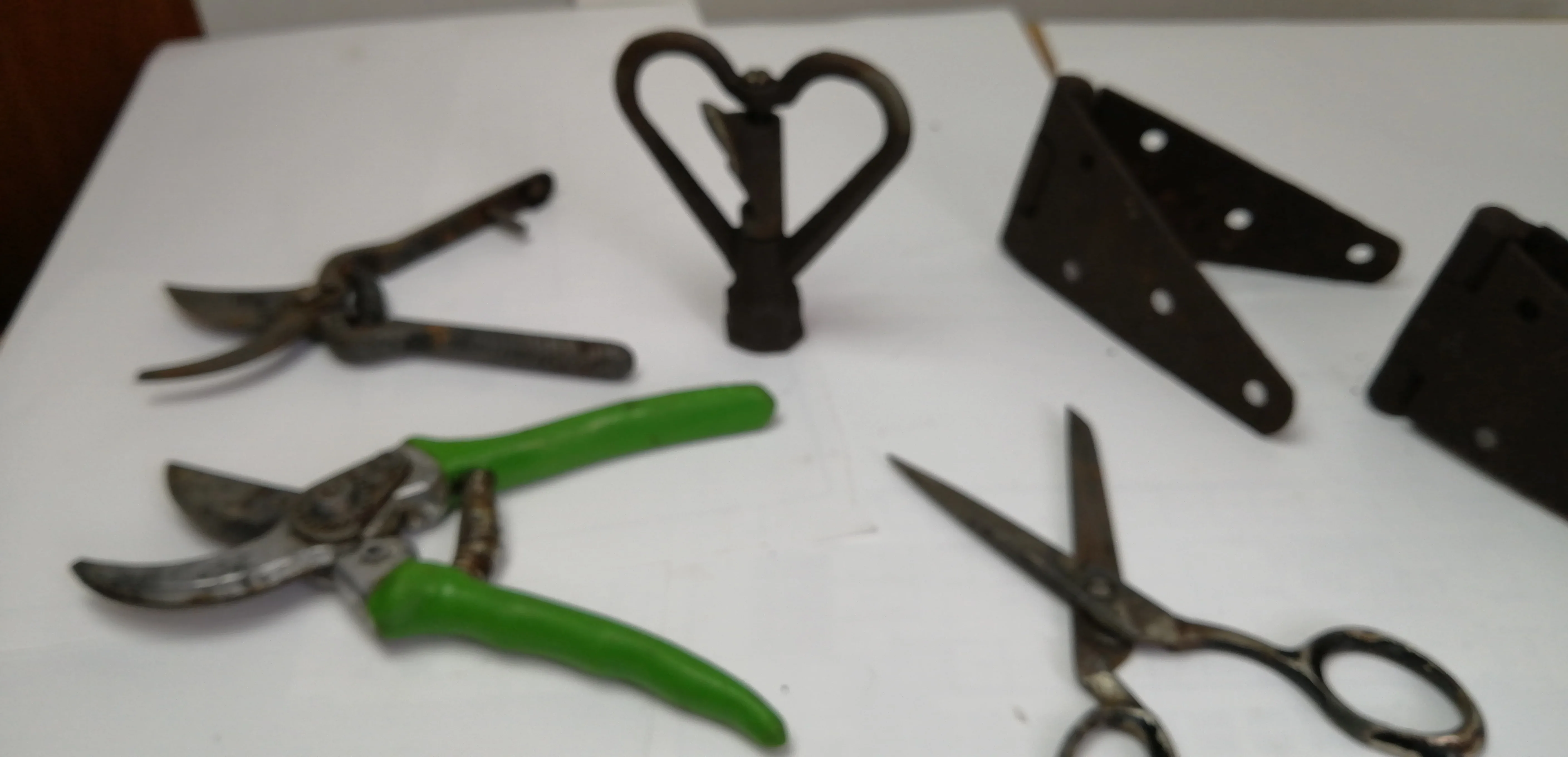 Vintage Garden Farm Lot Garden Sheers Scissors Sprinkler Hinges