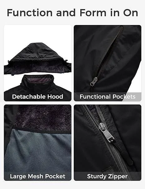 Wantdo Winter Jacket/Coat Hooded image indicator(3)
