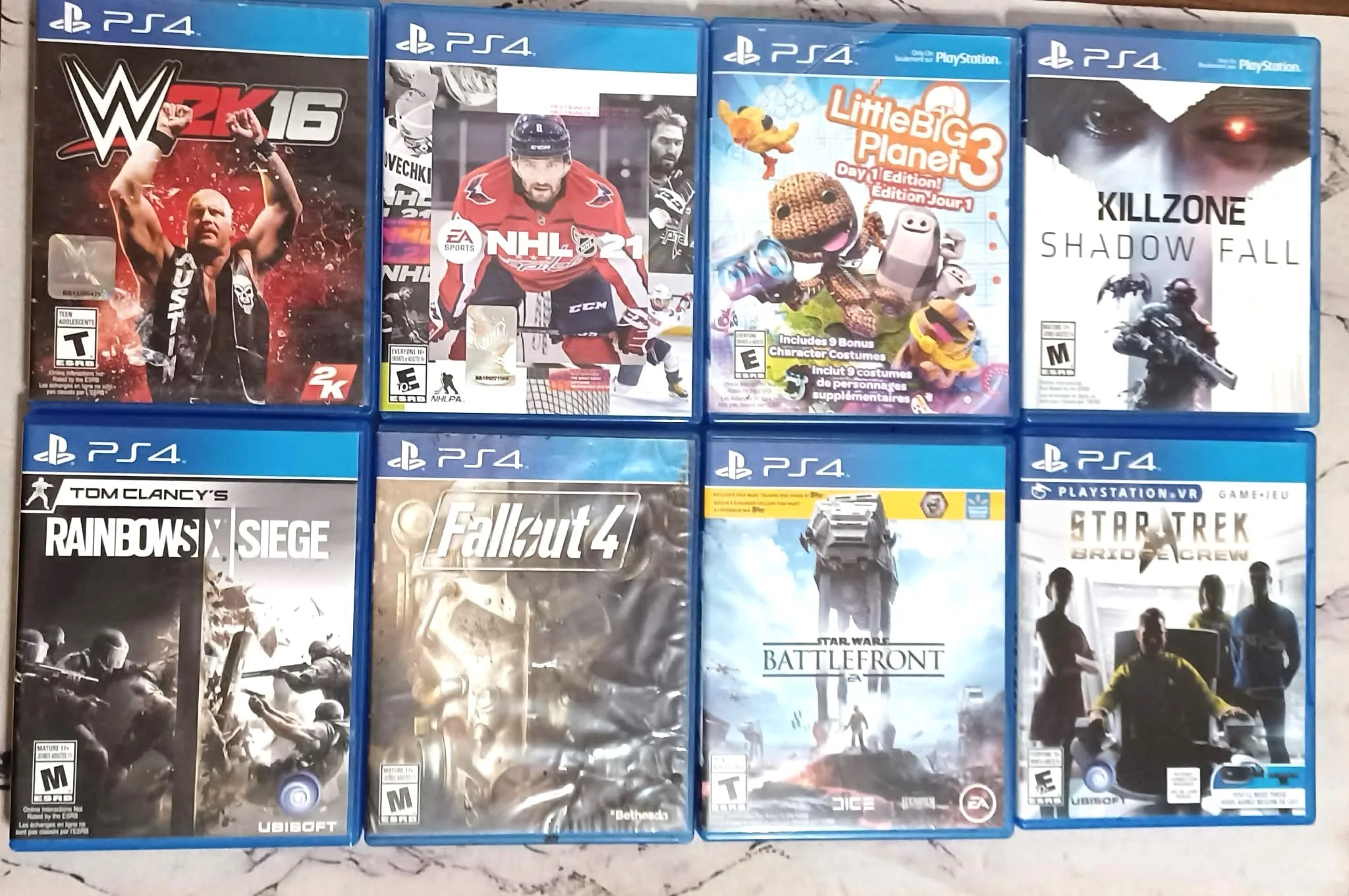 Popular PS4 Games Lots! With Clean Cases and Tested Discs