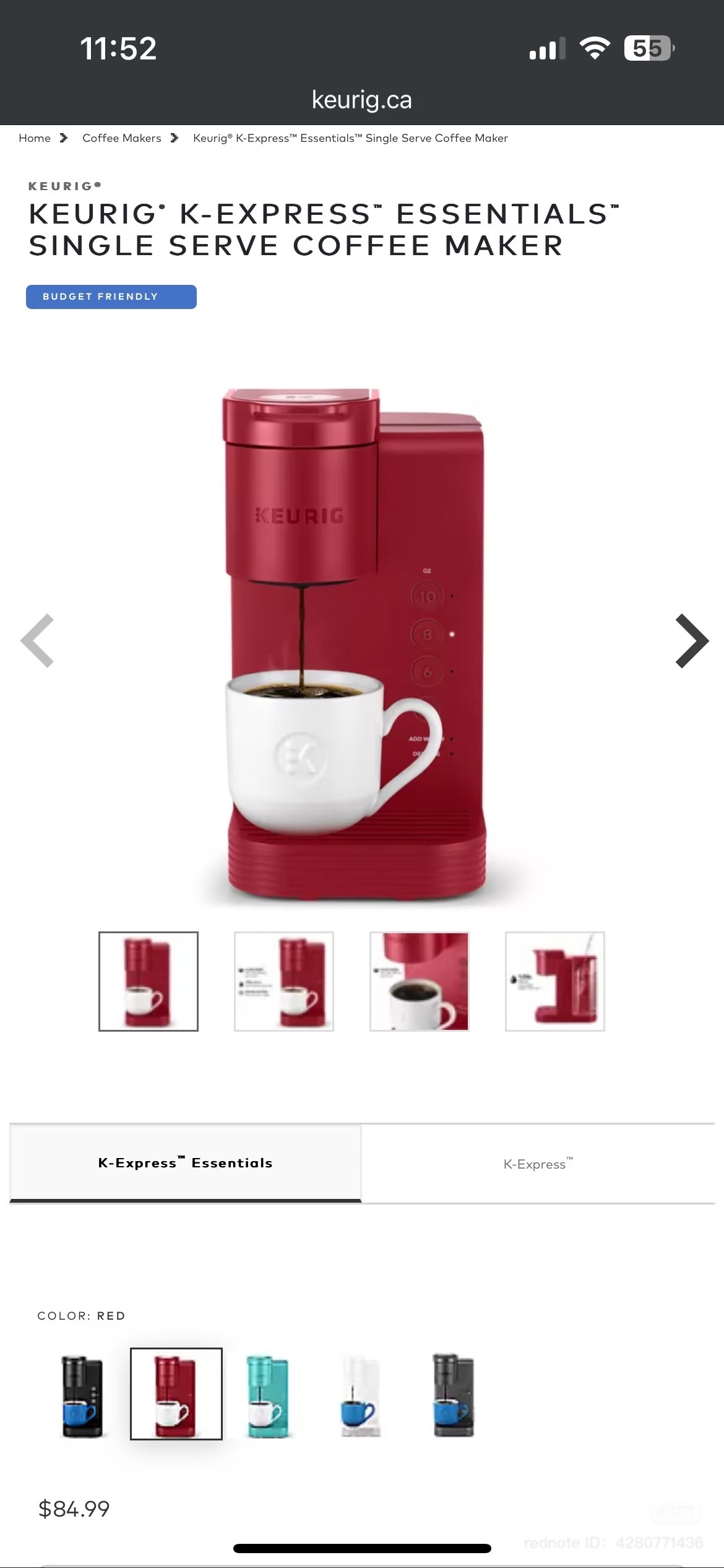 Keurig K-Express Essentials Coffee Maker + 72 pods - photo 3