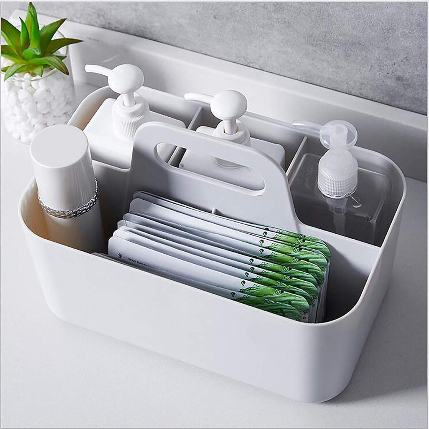 2-Pack Plastic Storage Organizer Caddy - photo 2