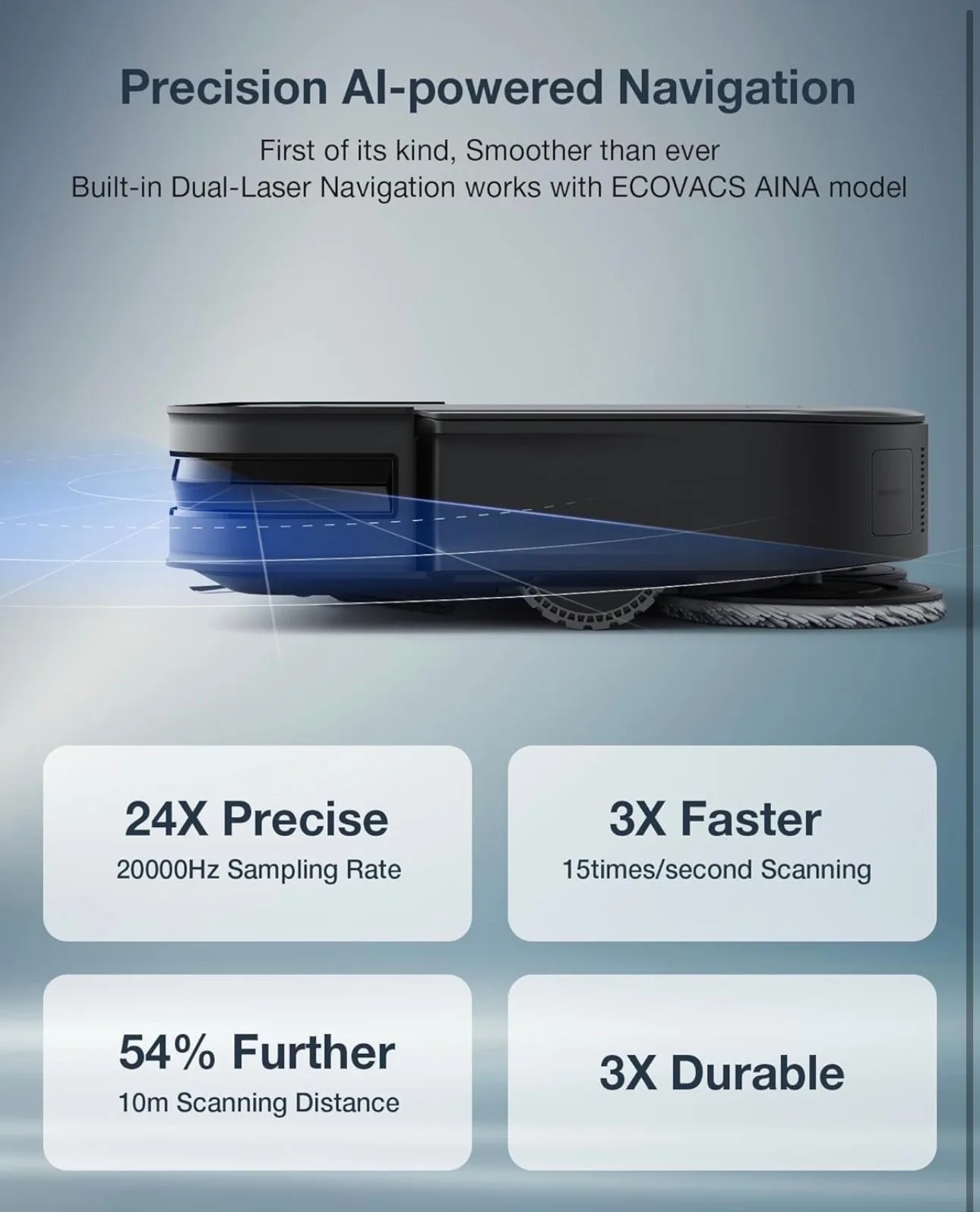 Robot Vacuum and MopLifting Self-Emptying and Refilling UPGRADED image indicator(7)