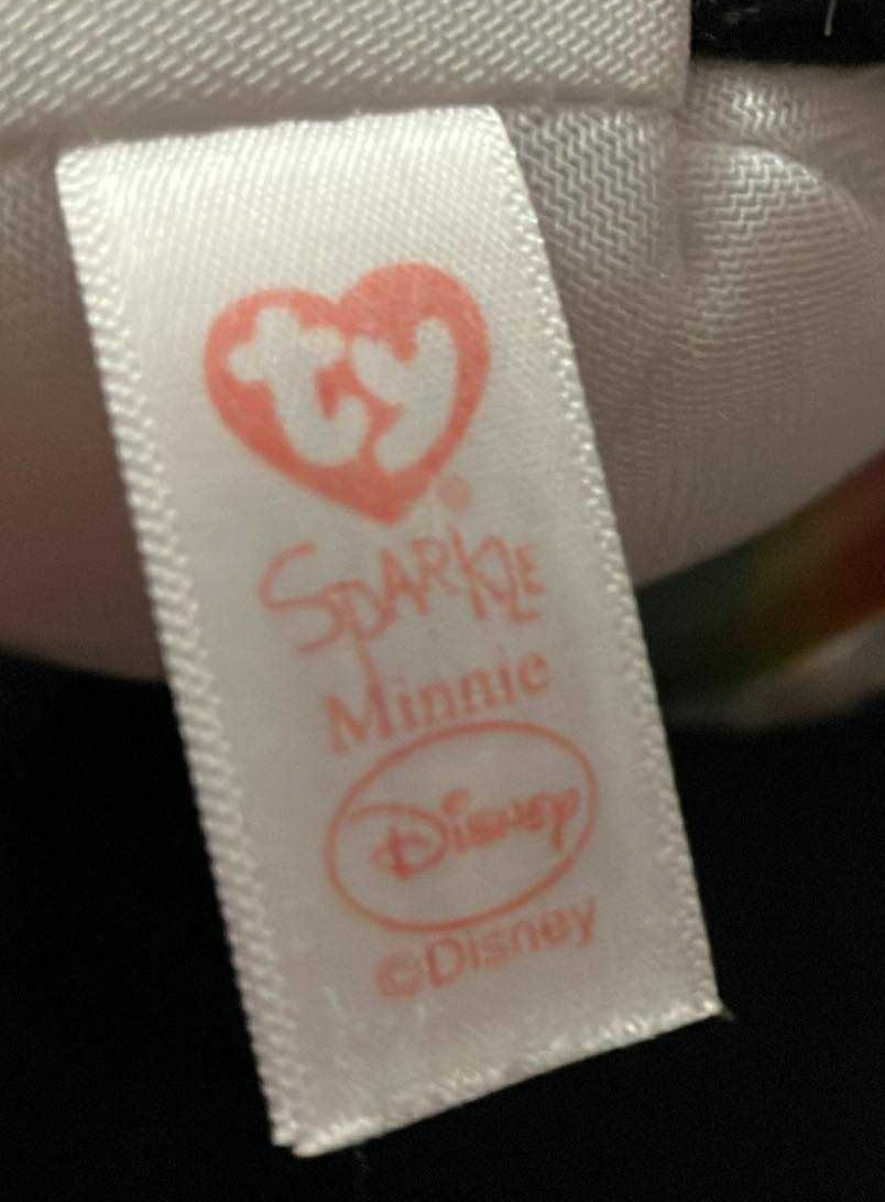 Ty Beanie Sparkle Disney Minnie Mouse Rainbow Polka Dress - 14" - photo 2
