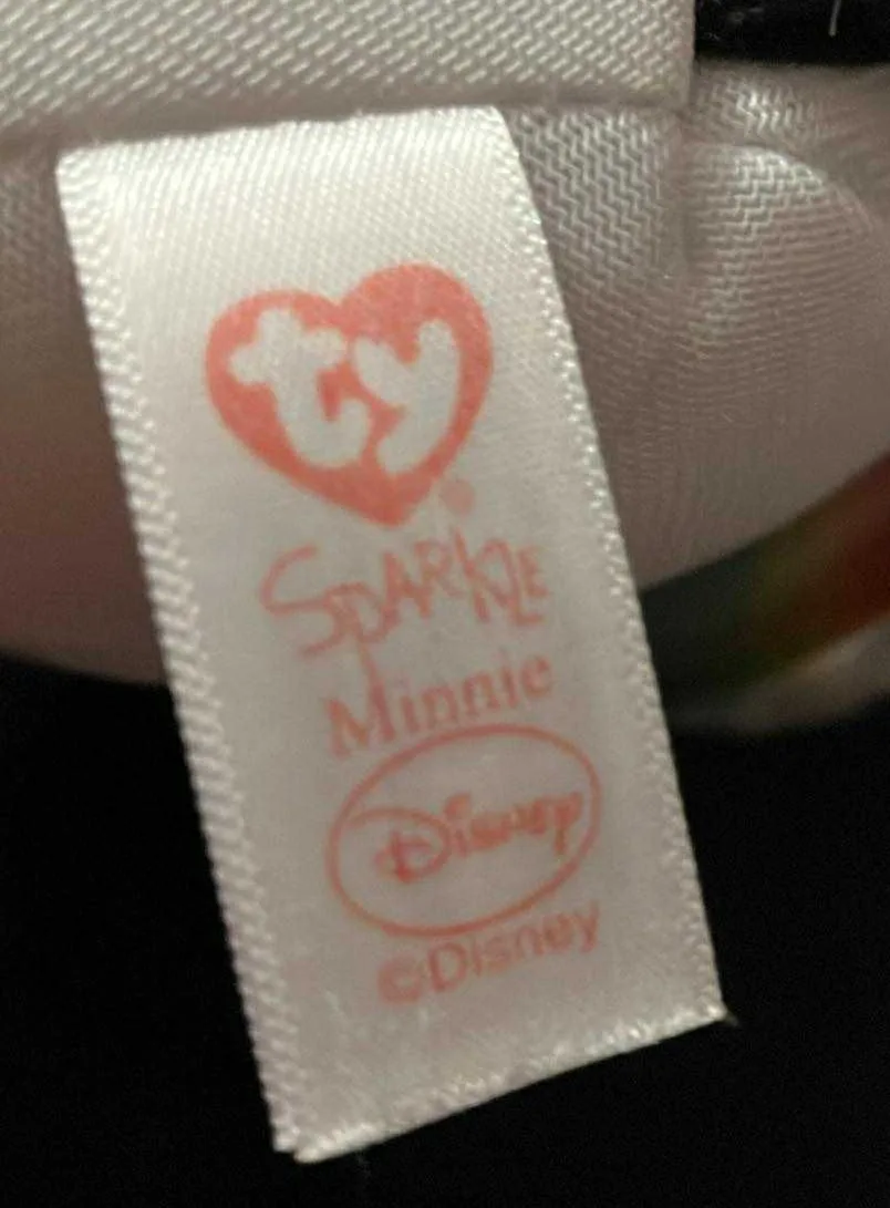 Ty Beanie Sparkle Disney Minnie Mouse Rainbow Polka Dress - 14" image indicator(2)