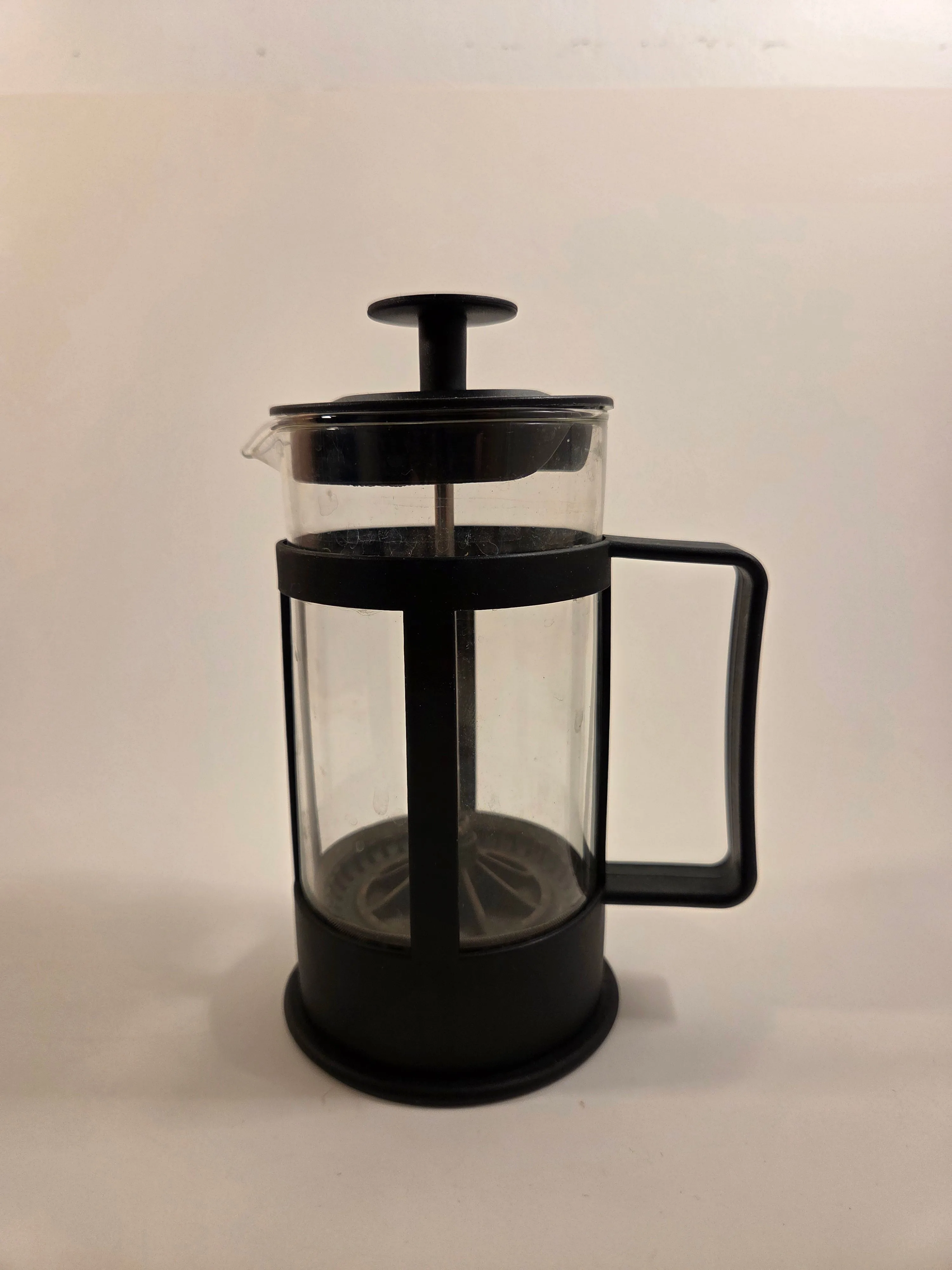 French Press Coffee Maker, ~350–400 ml, Black