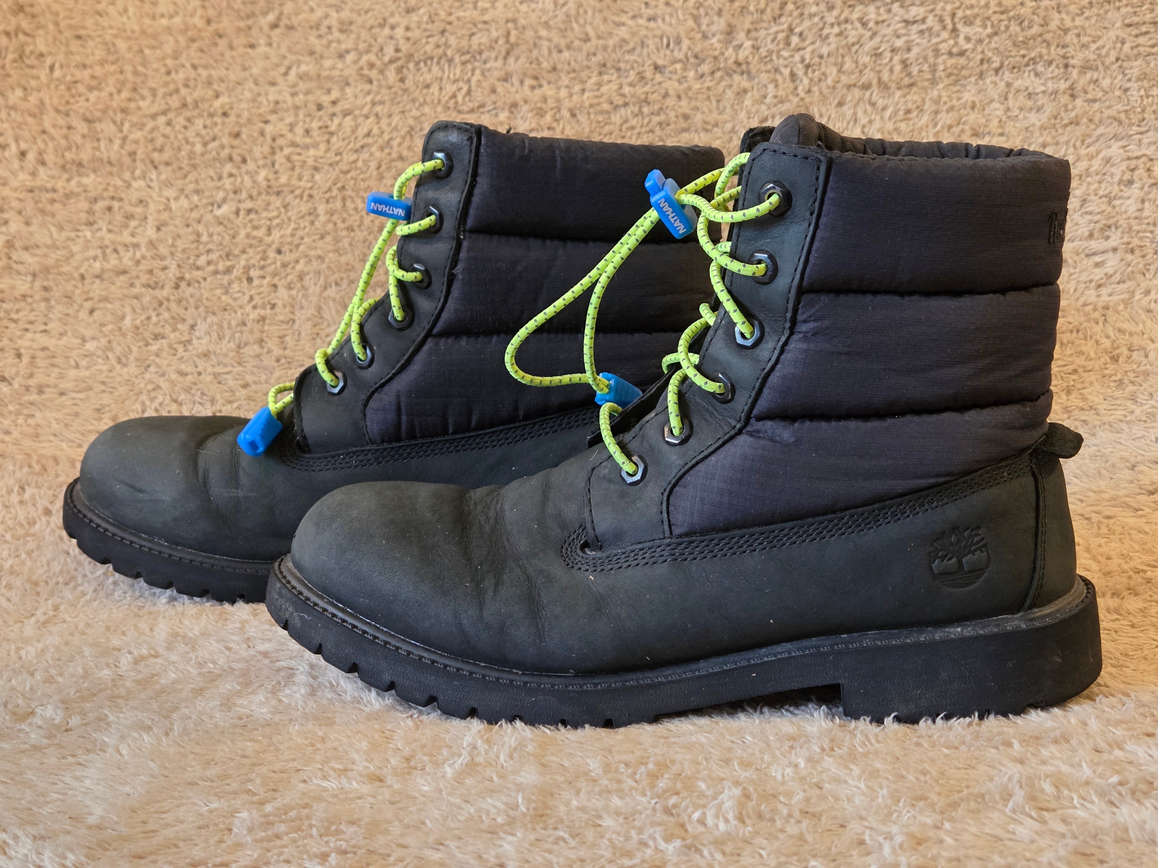 Timberland Kids 6" Puffer Winter Boots, US 7, Black - photo 5
