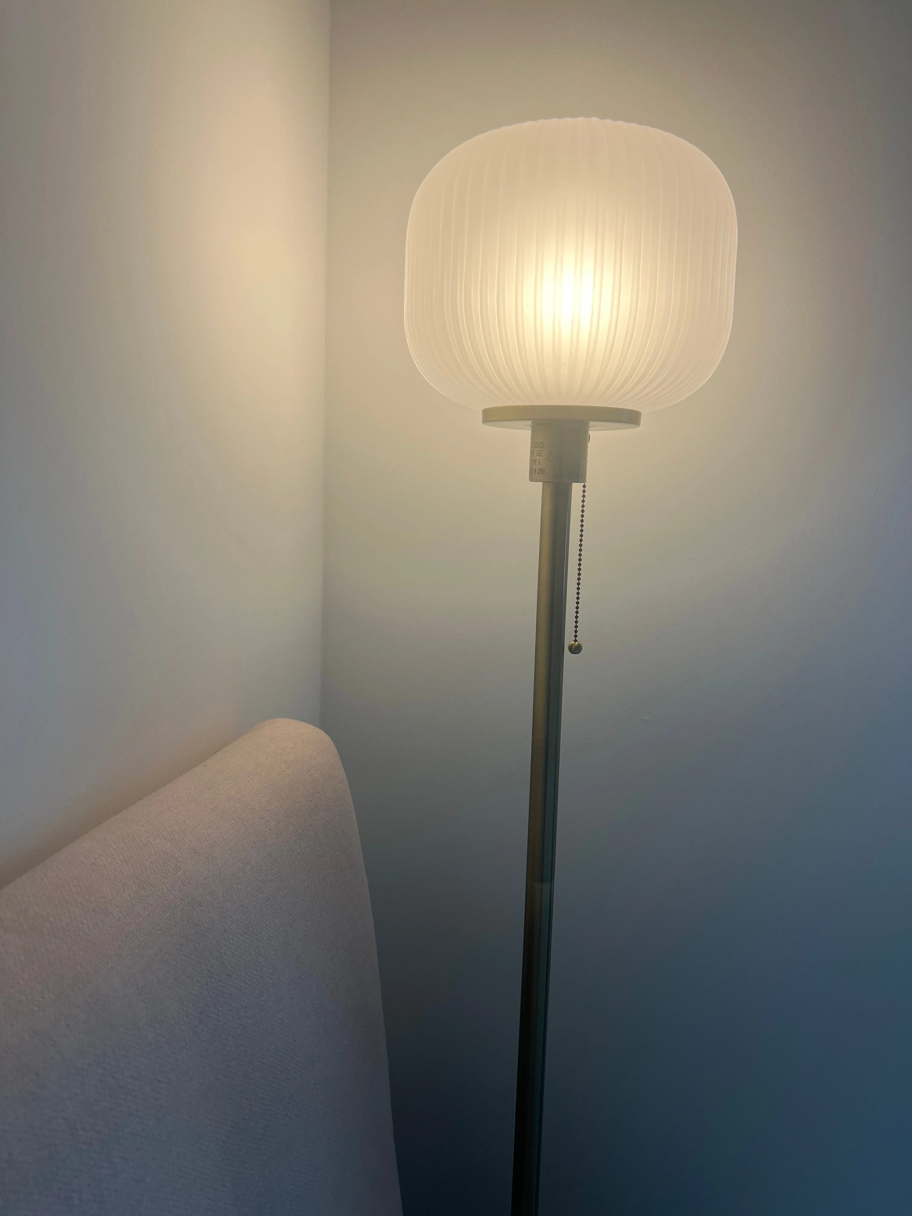 Glass Floor Lamp, Golden thumbnail