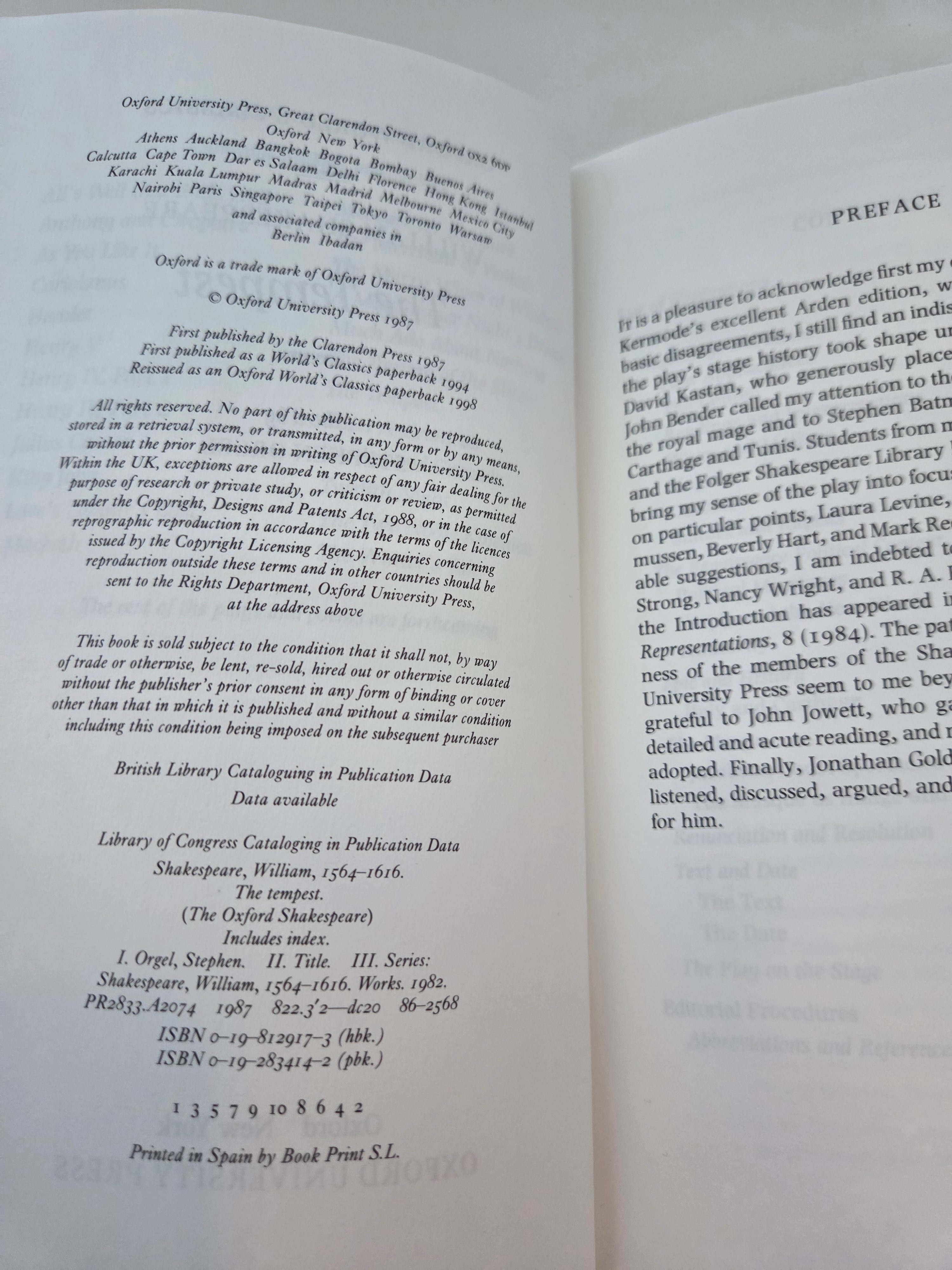 The Tempest – Oxford Shakespeare, ed. Stephen Orgel - photo 3
