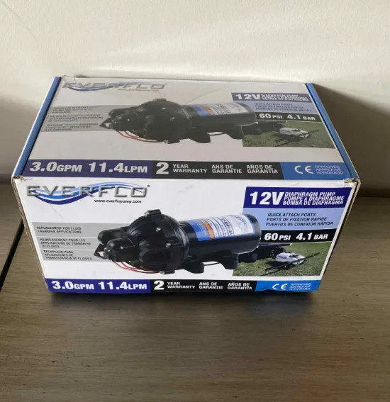 Everflo 12V Diaphragm Pump - 3.0 GPM, 60 PSI - EF3000-QA thumbnail