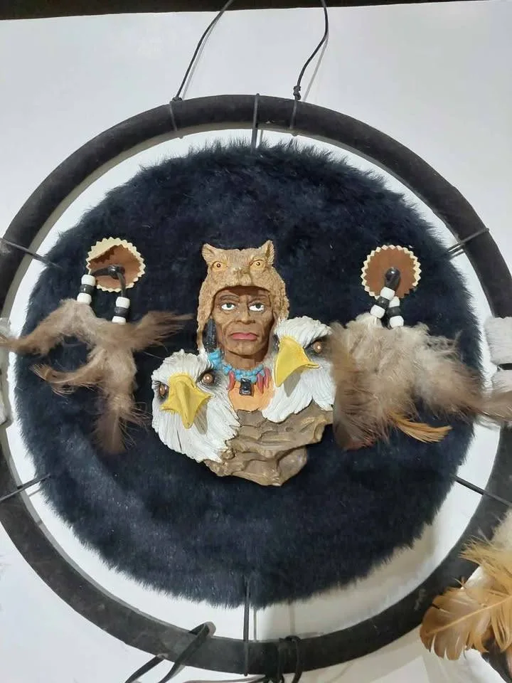 Native American dream catcher decor art 14.5" image indicator(8)