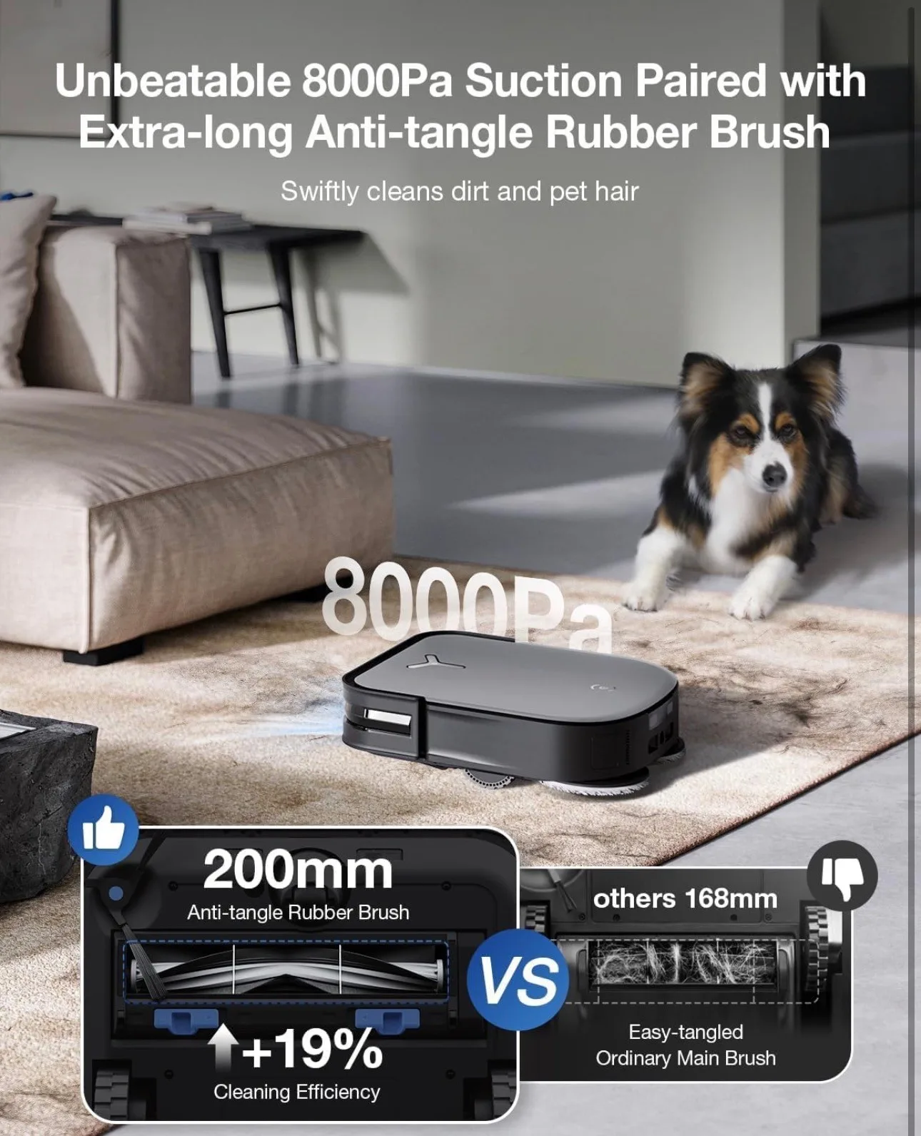 Robot Vacuum and MopLifting Self-Emptying and Refilling UPGRADED image indicator(9)