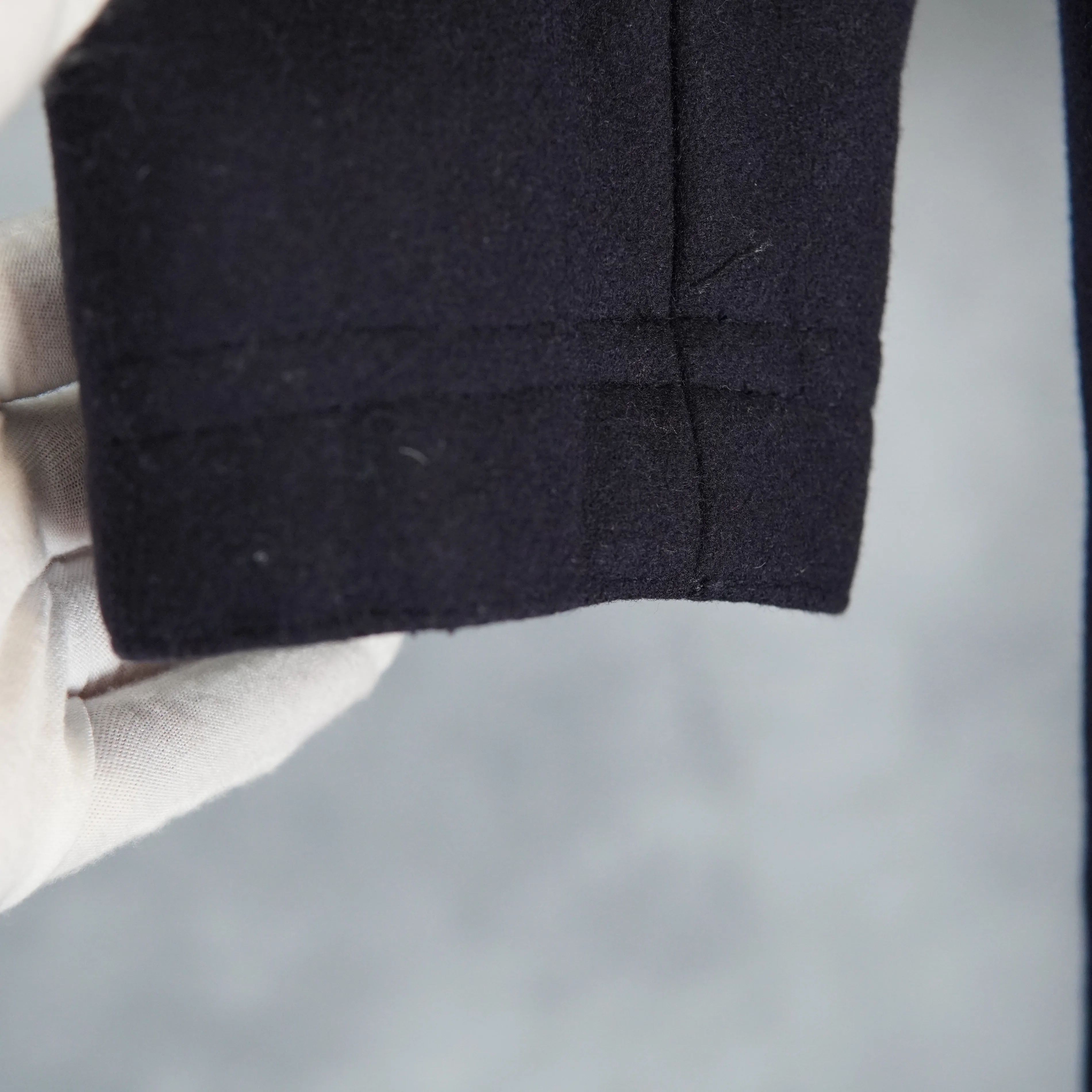 Club Monaco Men’s Wool Peacoat – Navy – Double-Breasted image indicator(7)