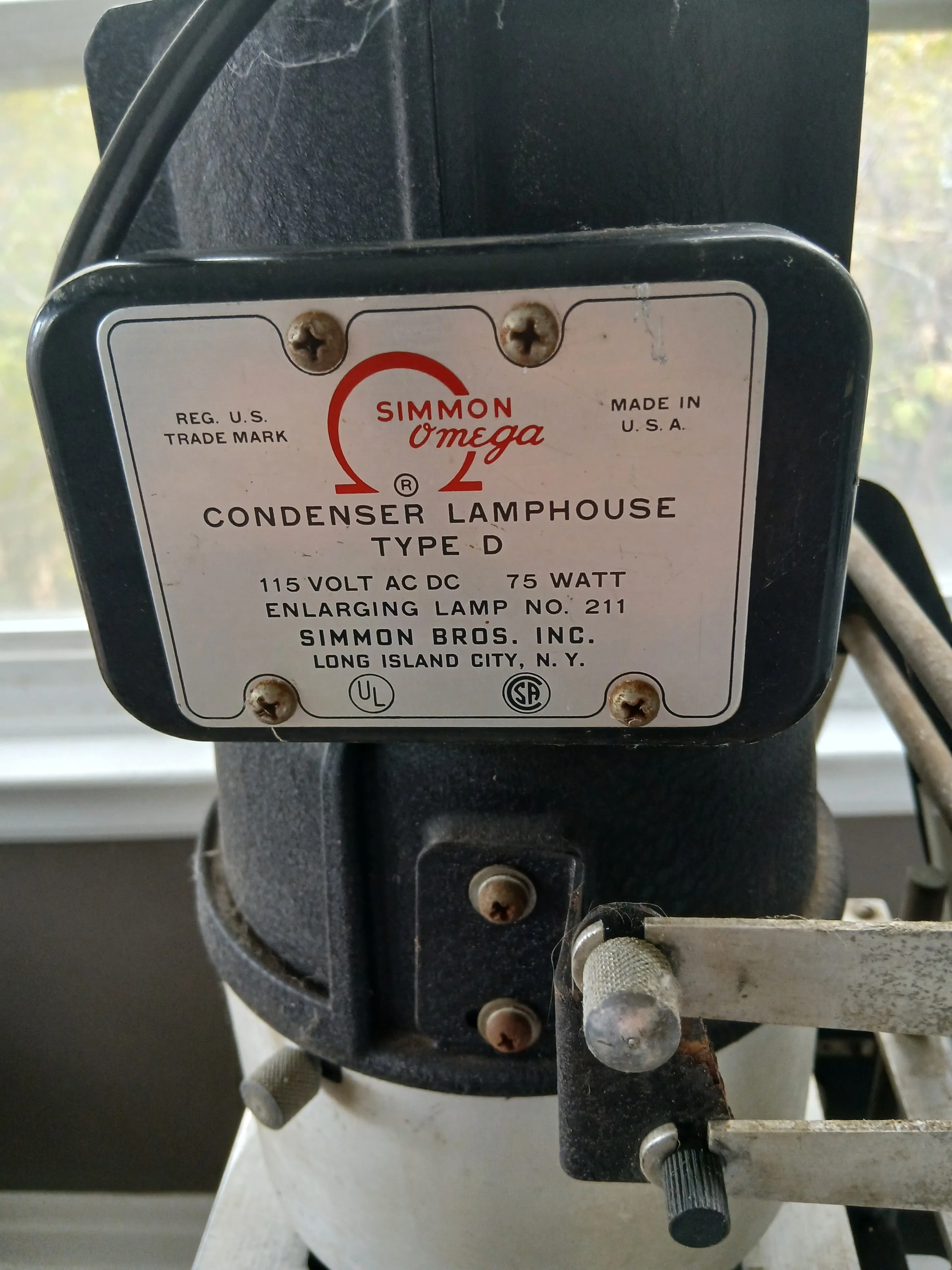 SIMMON OMEGA Condenser Lamphouse TYPE D image indicator(5)